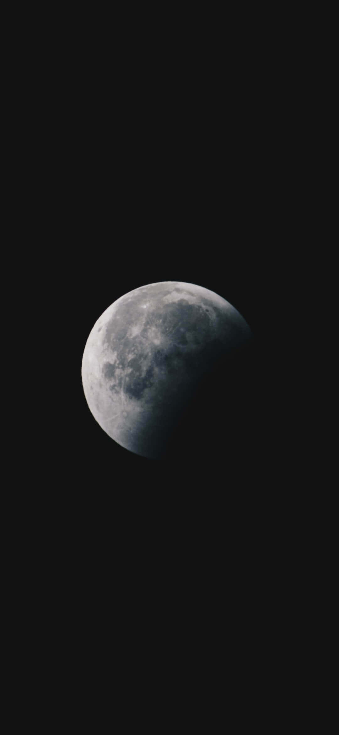 1080x2340 4K 달 어두운 은하 디지털 아트 배경화면