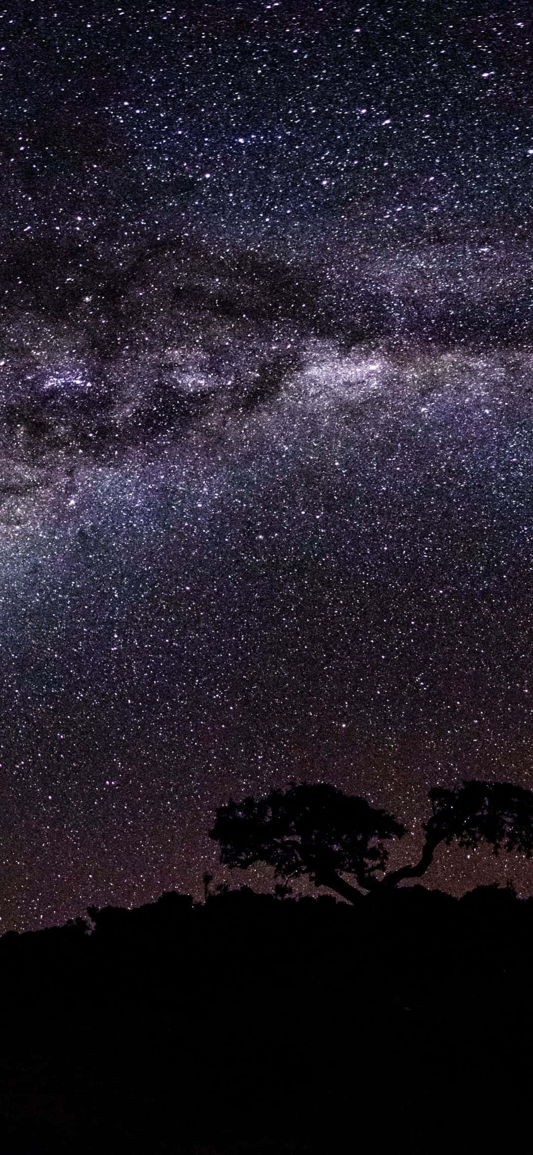 1080x2340 4K 은하수 밤하늘 배경화면