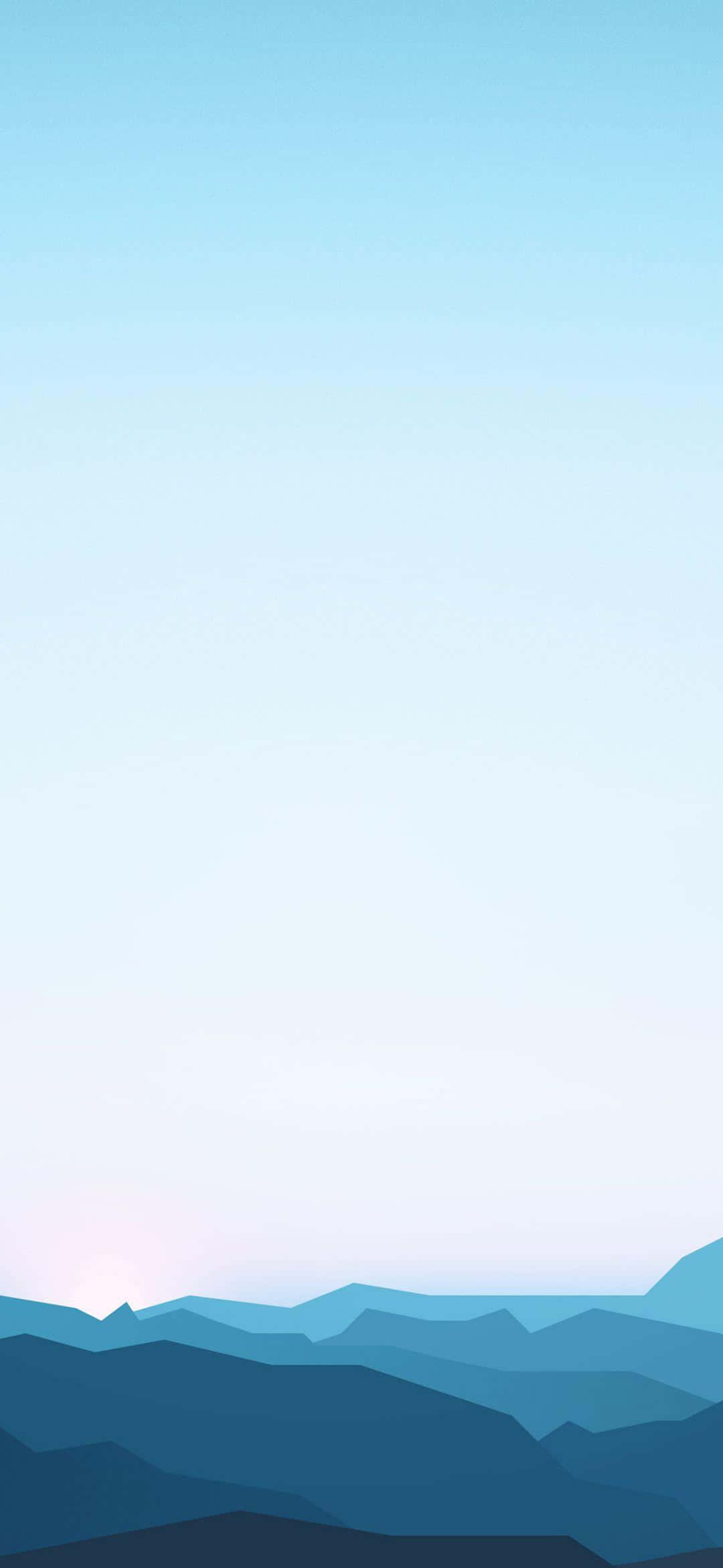 1080x2340 4K 미니멀 산 기하학 아트 배경화면