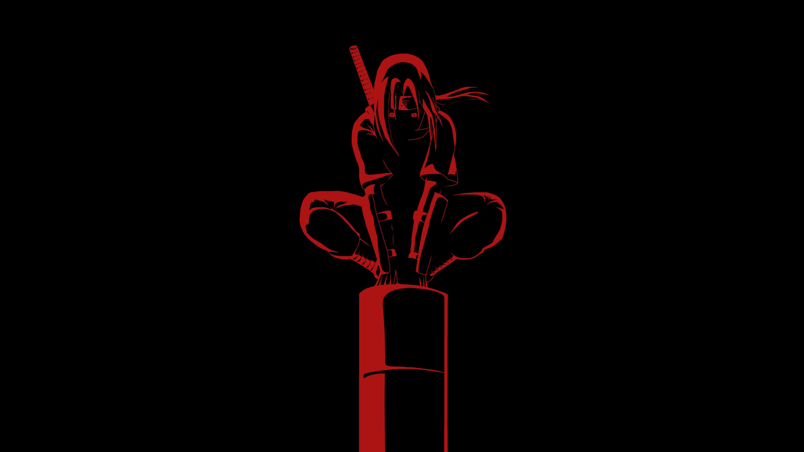 우치하 이타치 1440p AMOLED 배경화면