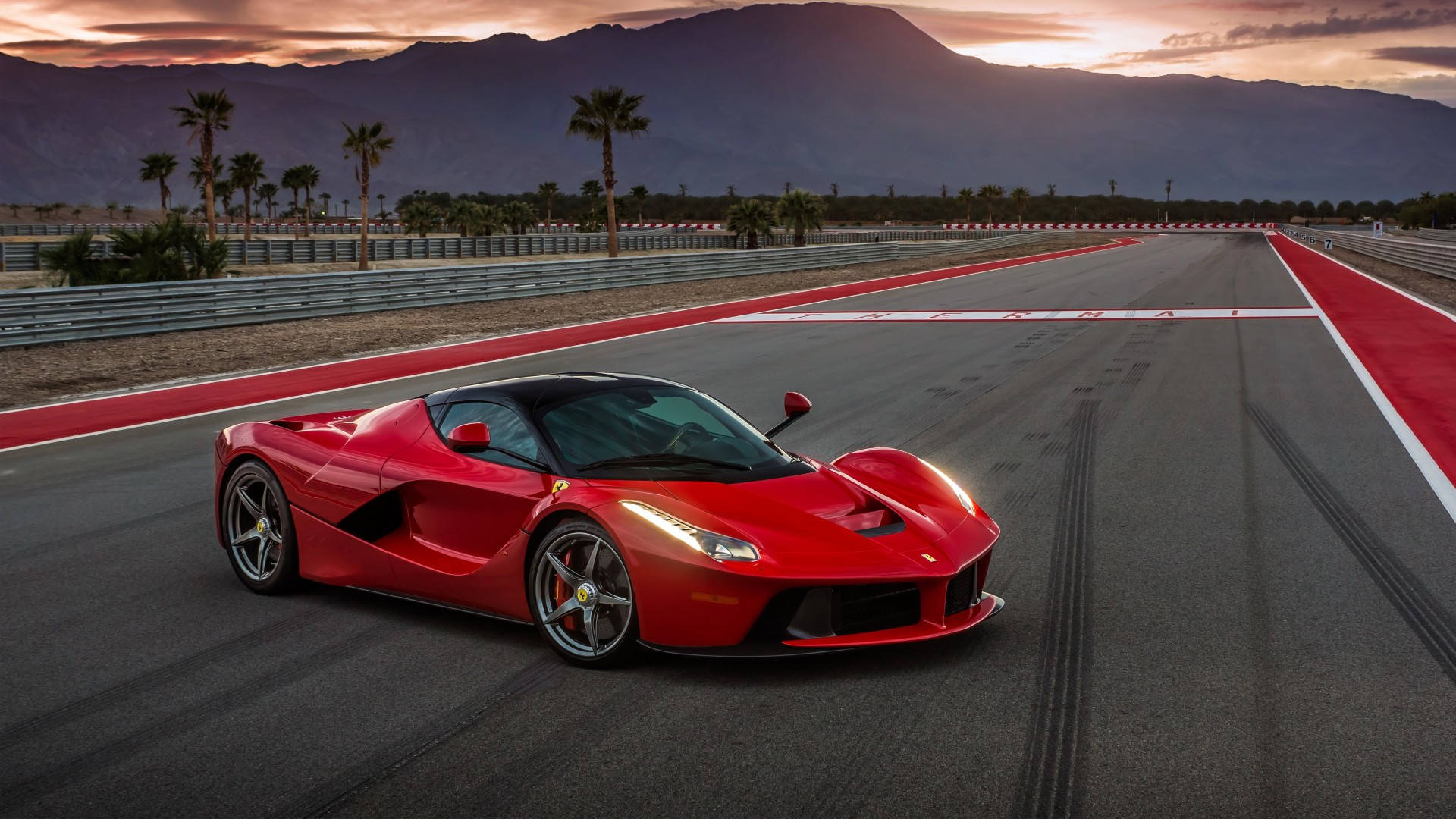 빨간색 2014 1920x1080 Ferrari LaFerrari 배경화면