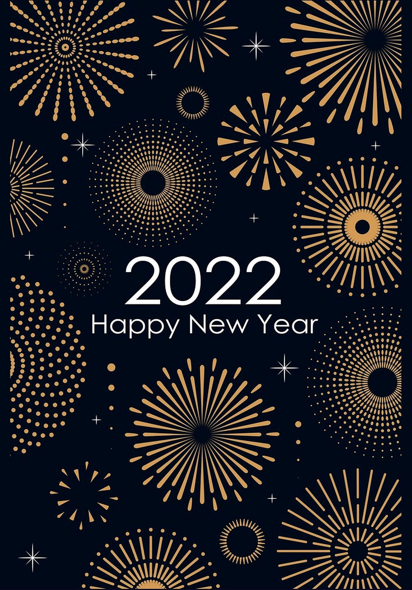 2022년 새해를 화려하게 맞이하며! 배경화면