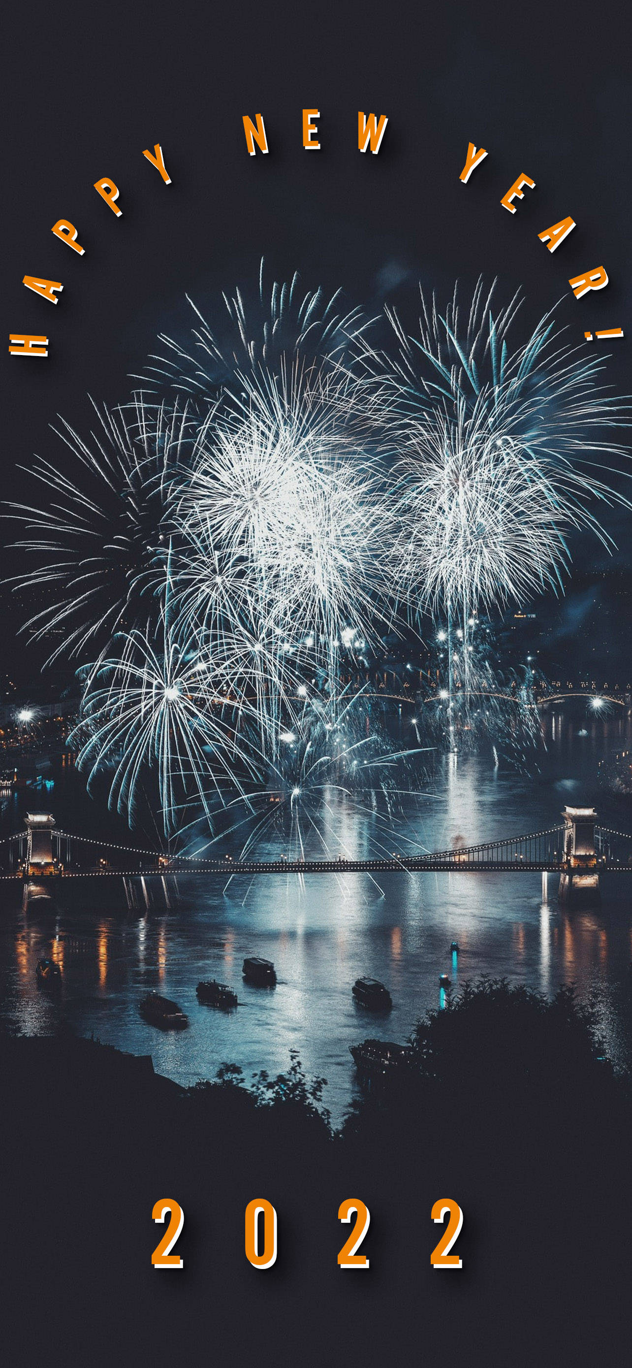 캡션: 2022년 새해 맞이 축하 폭발 배경화면