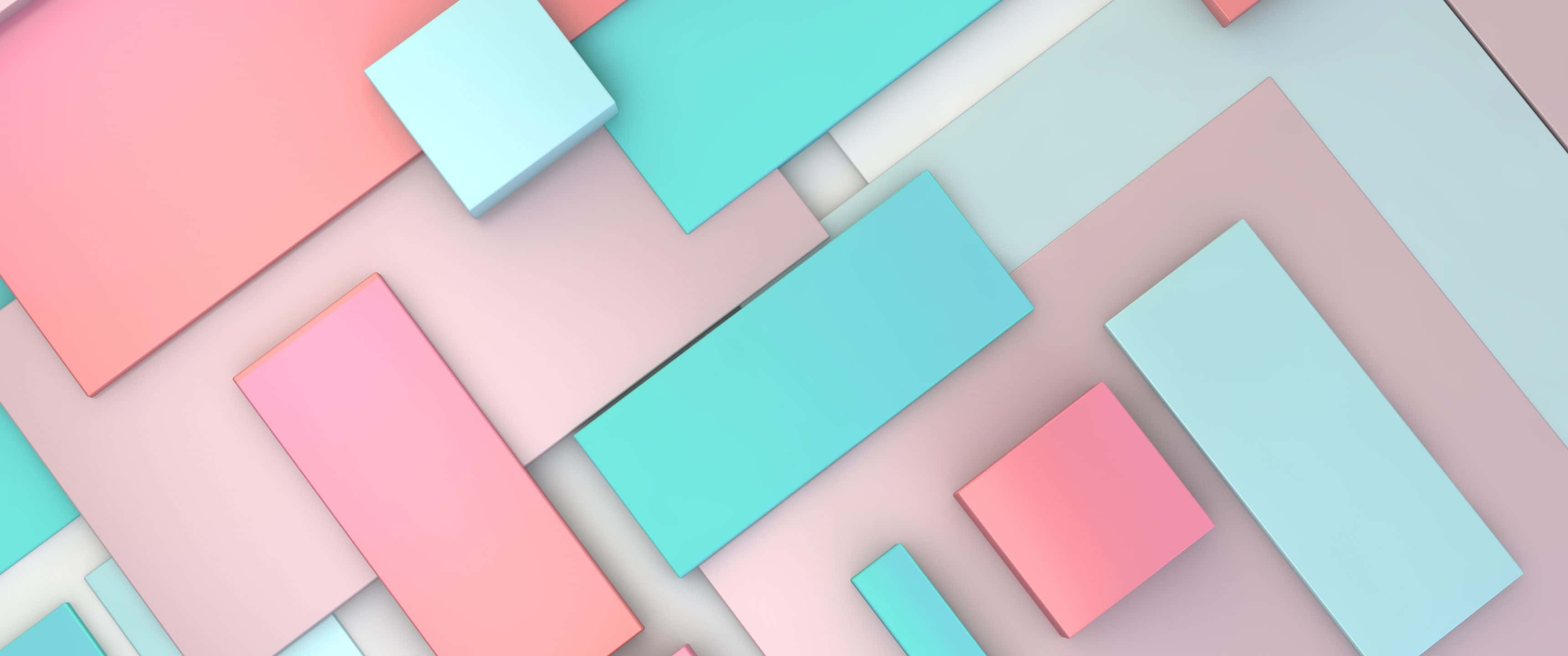 자연의 매혹적인 색과 형태가 빛나는 3440x1440 배경화면