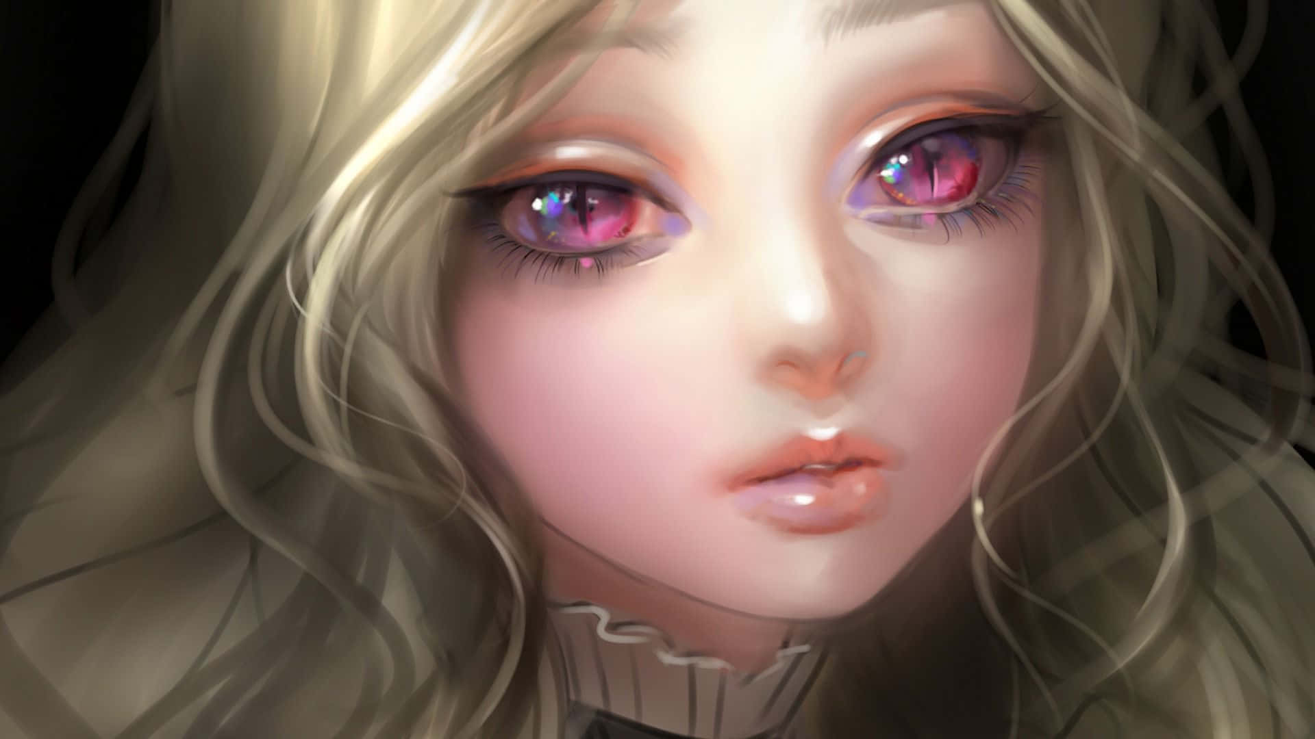 귀여운 3D 애니메이션 소녀 배경화면