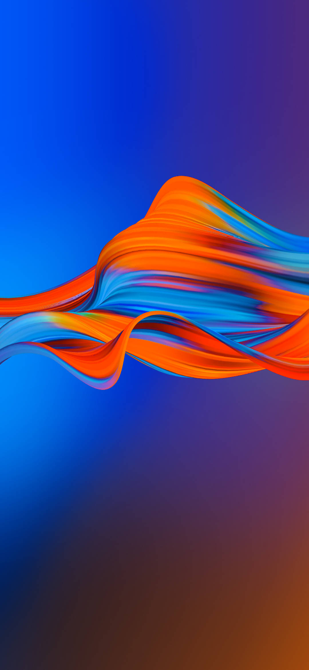 3D 블루 페인트 모토로라 배경화면