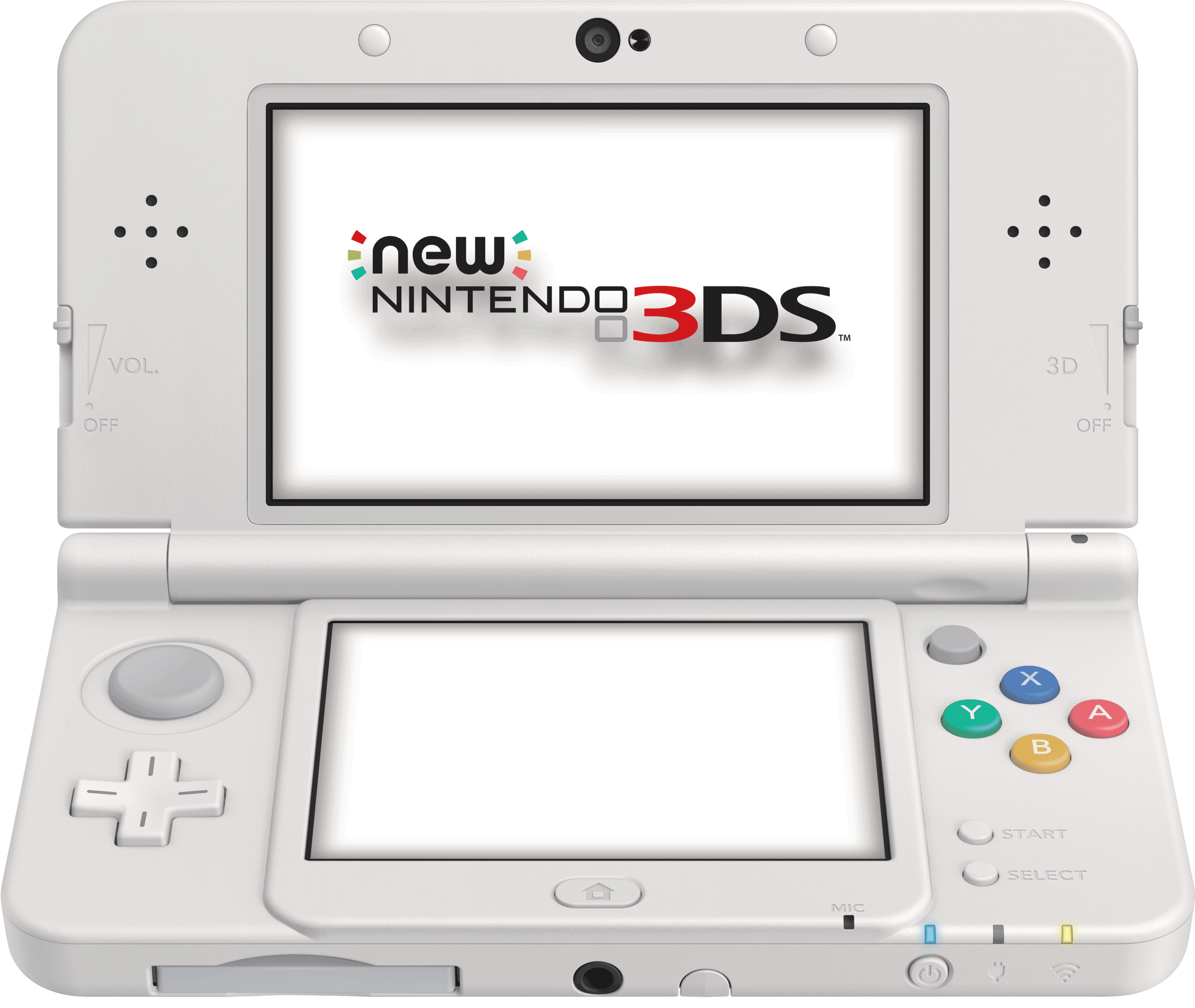 새로운 닌텐도 3DS 화이트 오픈 배경화면