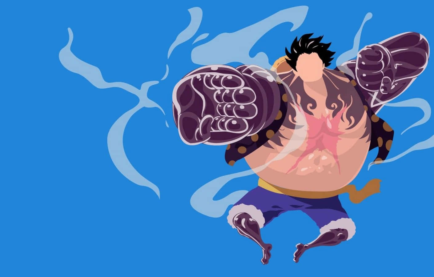 미니멀리스트 원피스 루피 기어 4 배경화면