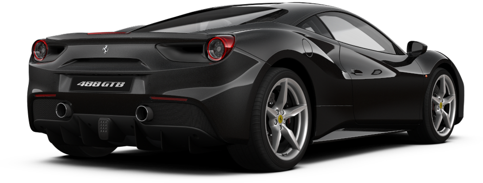 페라리488 GTB 후면 배경화면
