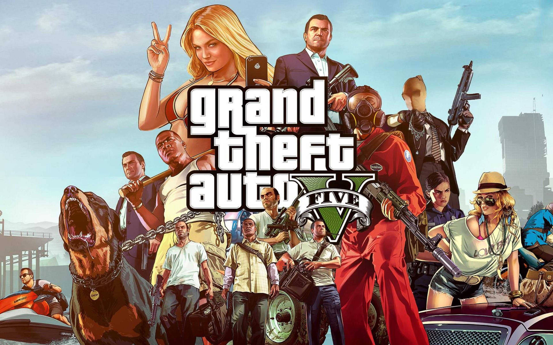 4K GTA 5 캐스트 앙상블