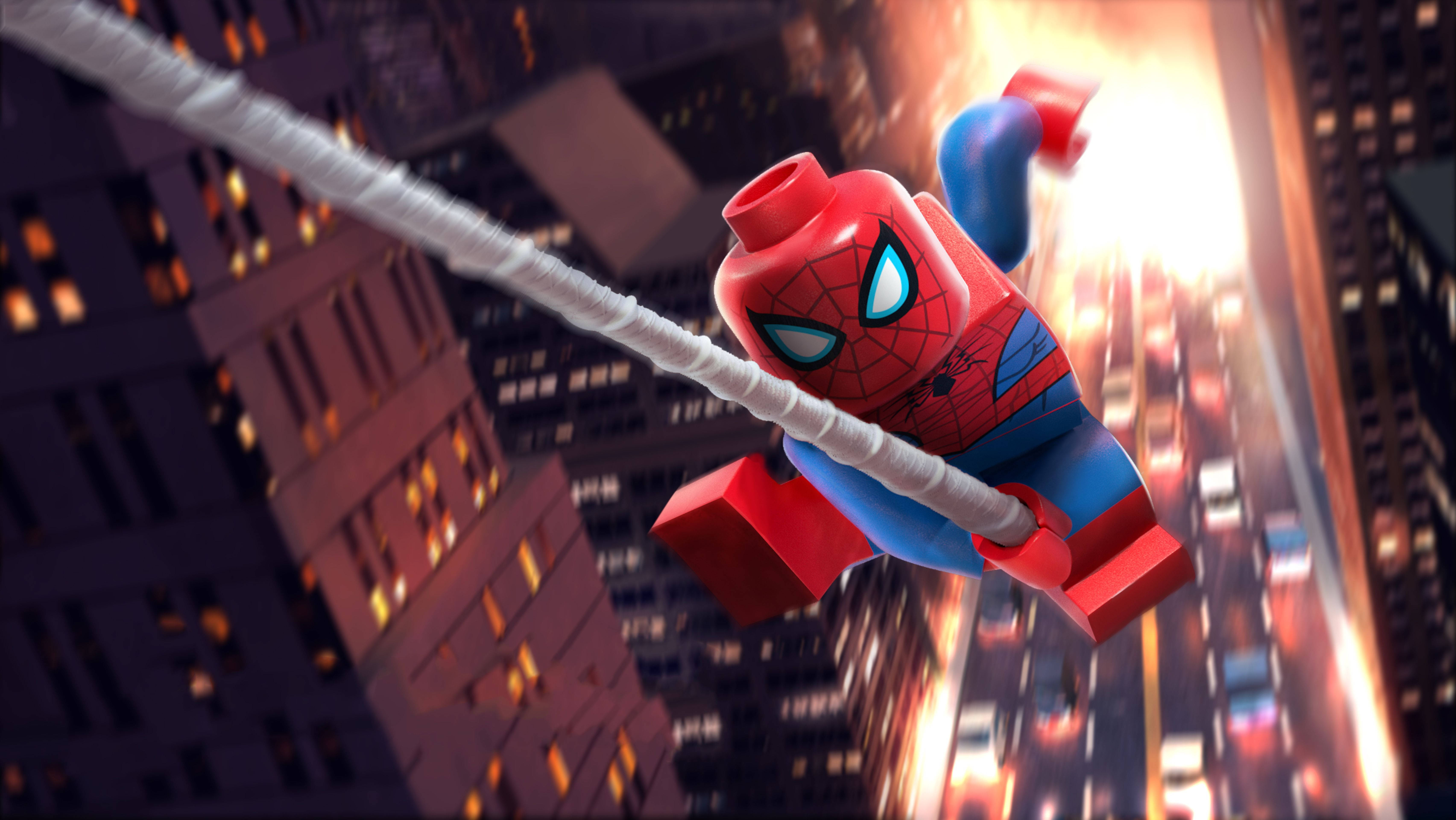 4K LEGO 스파이더맨 배경화면