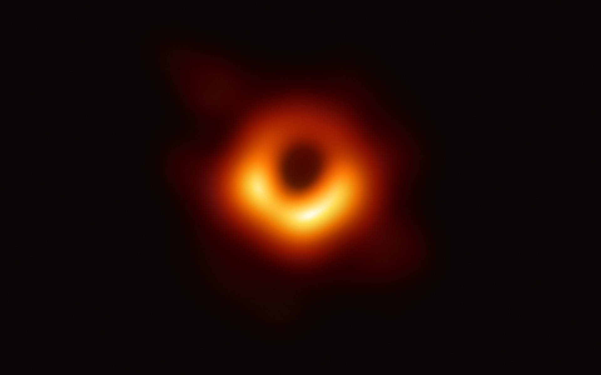 4K 블랙홀 M87 배경화면