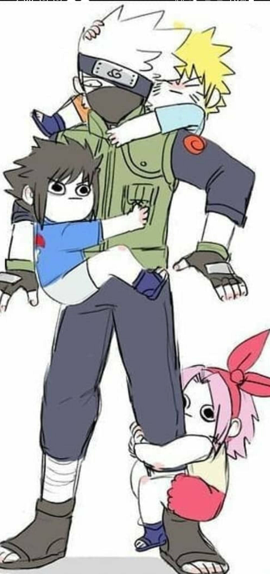 카카시 팀7 나루토 아이폰 배경화면