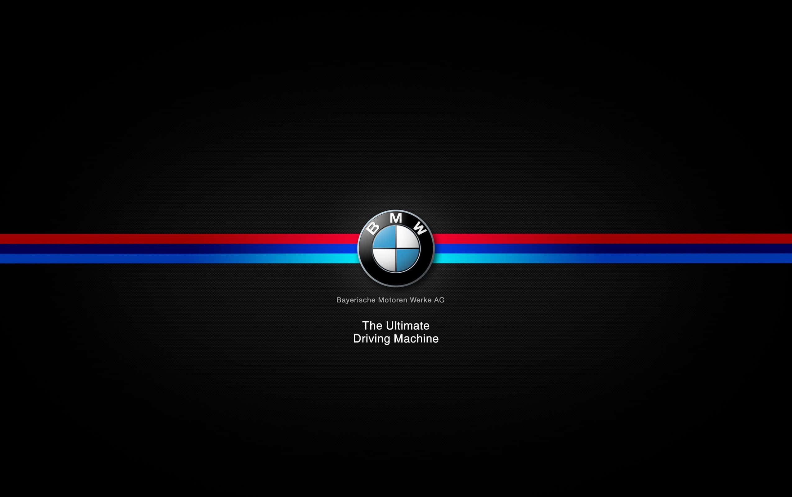 720p M 시리즈 배경 BMW 로고 The Ultimate Driving Machine 배경화면