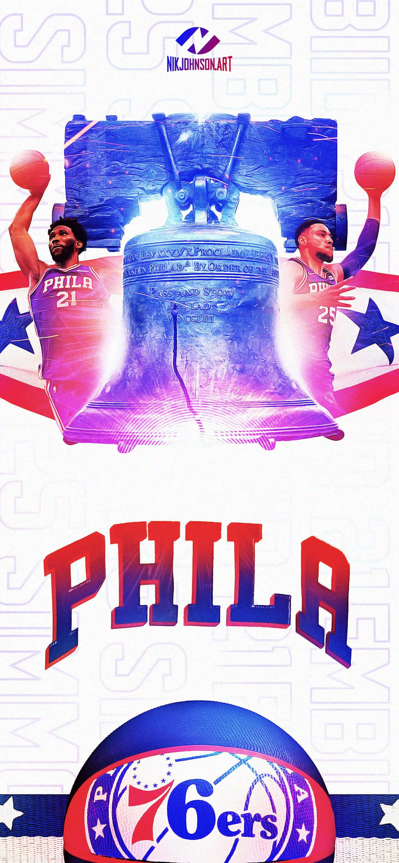 공식 76ers iPhone 배경화면