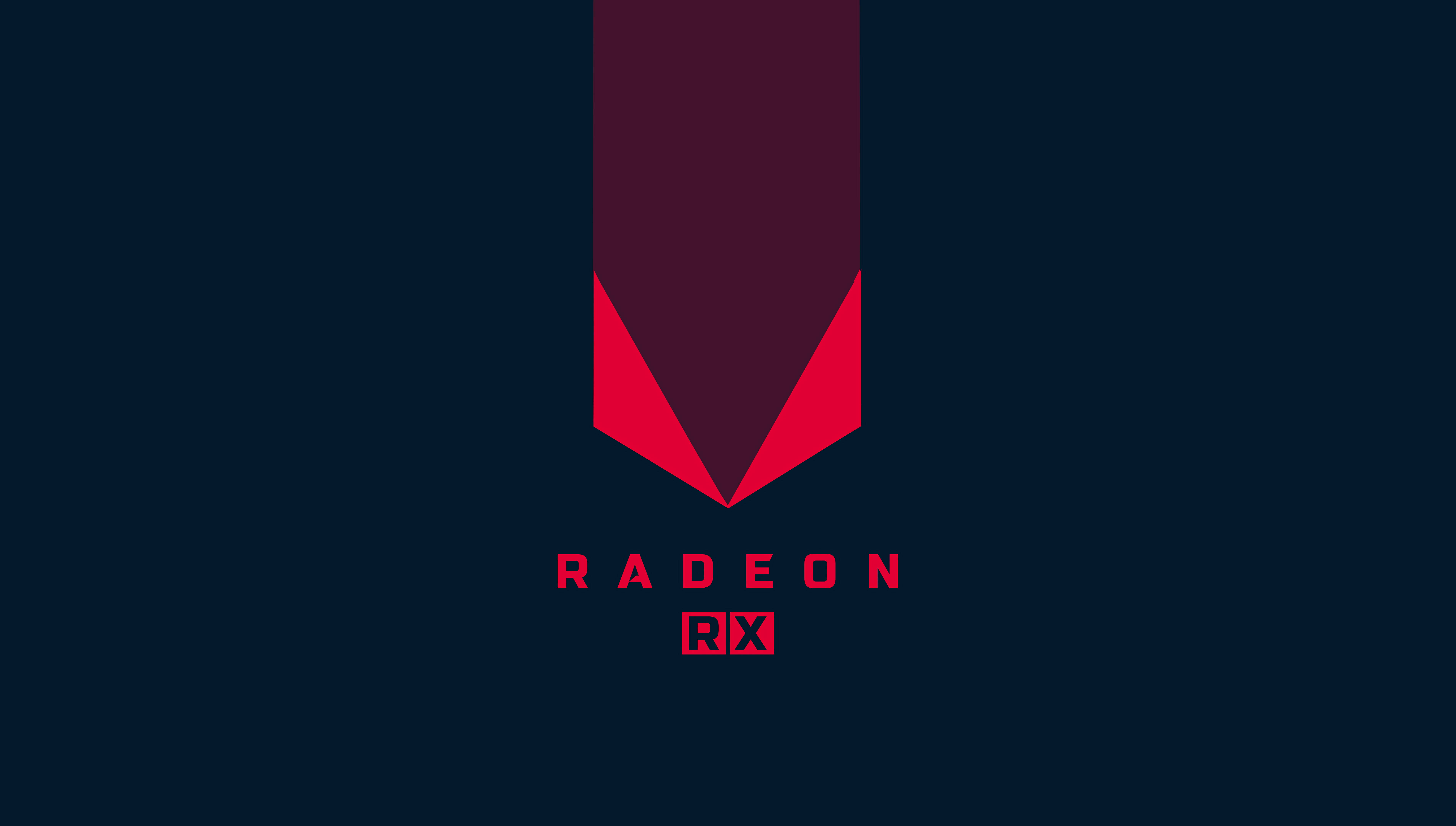 짙은 파랑 AMD 4K 배경화면