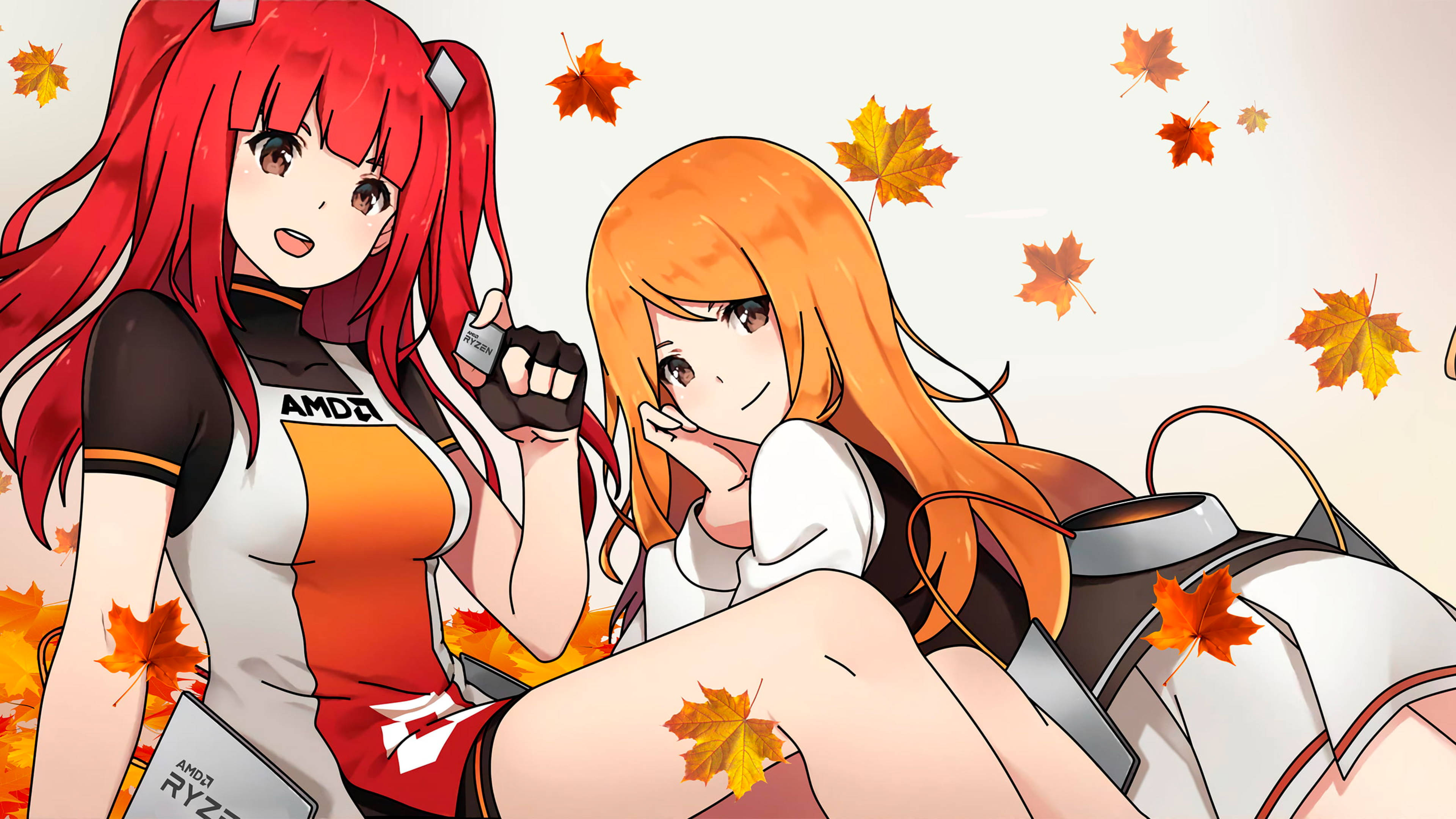 AMD 애니메 4K 배경화면