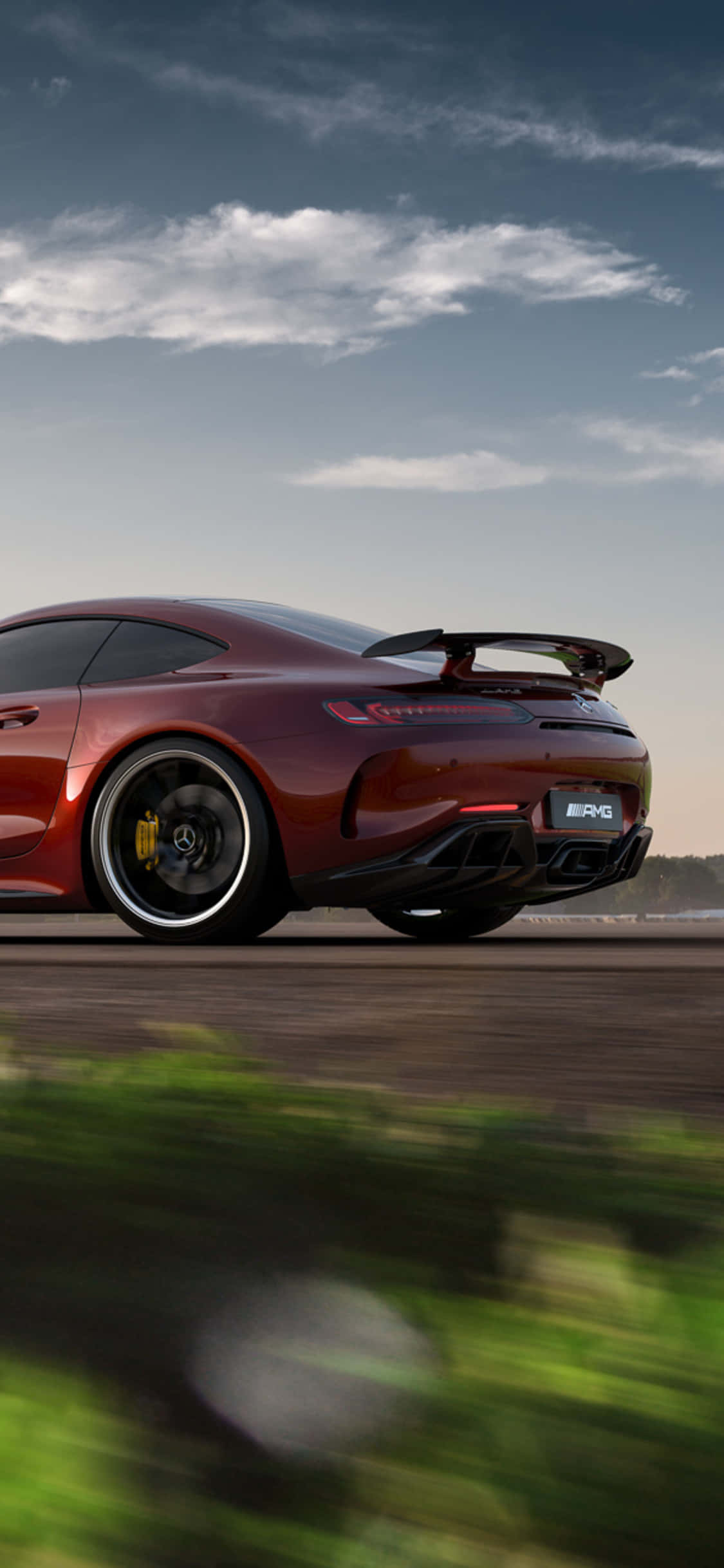 크롭 안드로이드 레드 Amg Gt-r 배경 배경화면