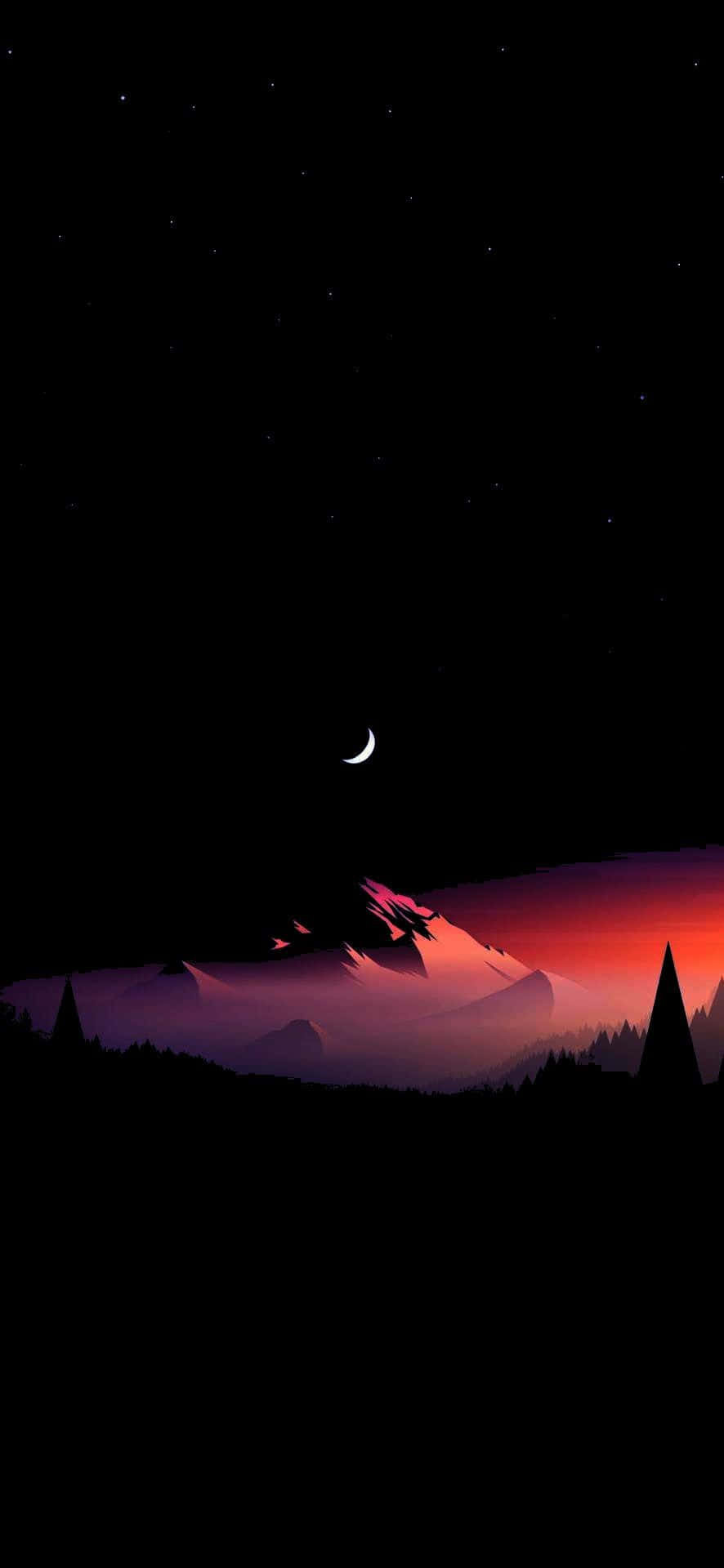 AMOLED S 산의 정상 배경화면