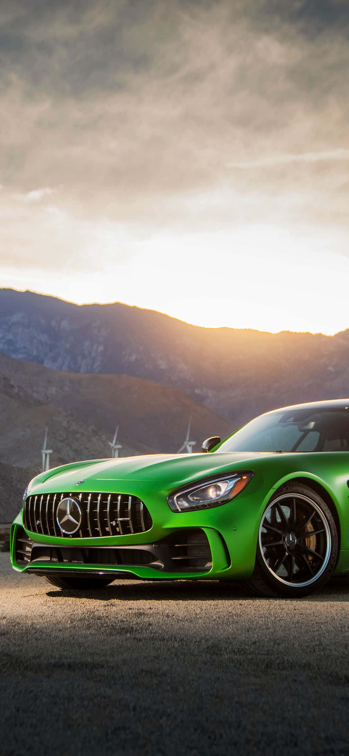 Android Amg Gt-r 그린 선라이즈 배경 배경화면