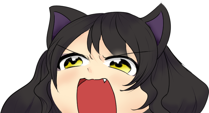 Angry Cat Girl Meme 배경화면