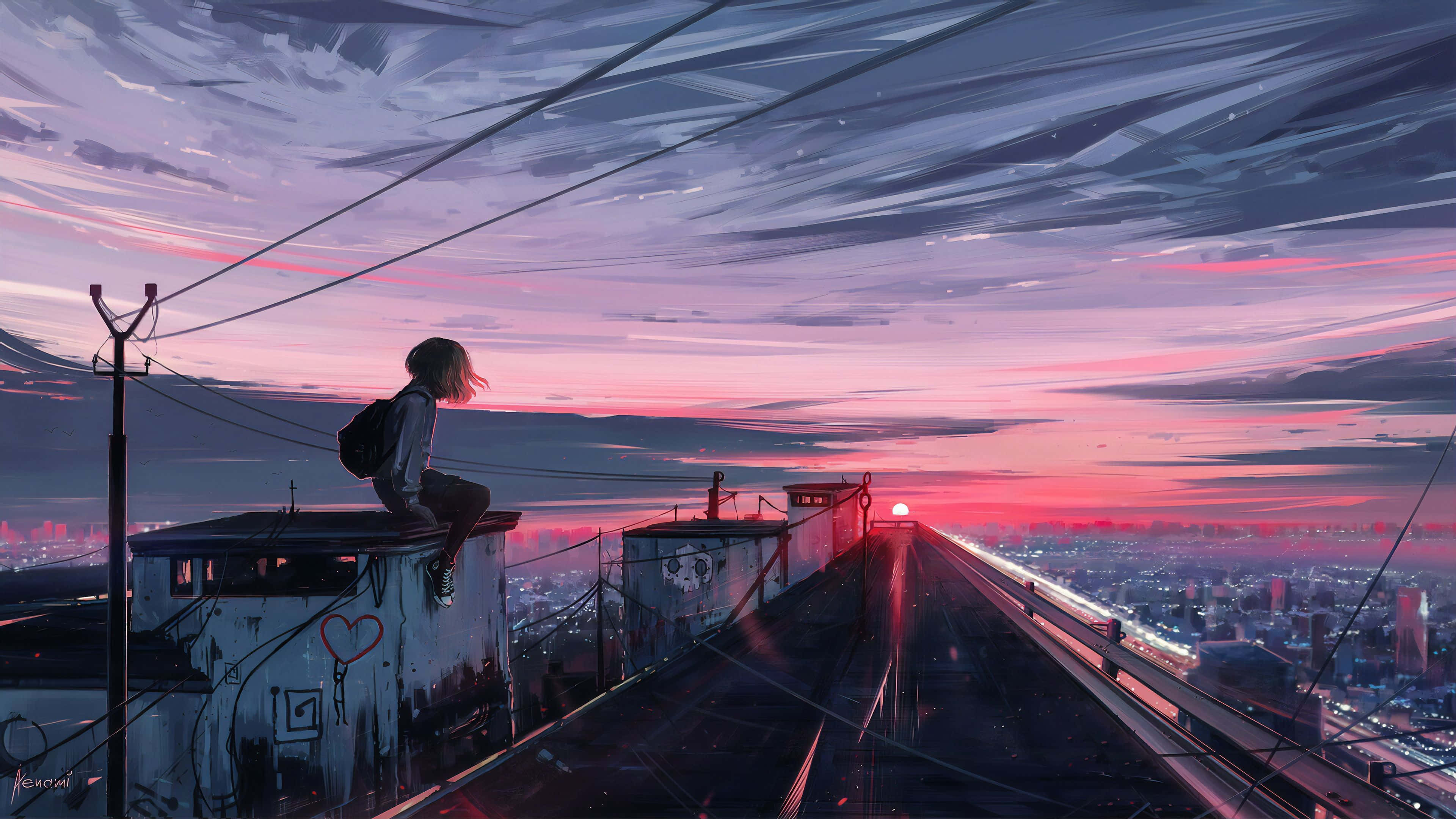 상상력을 마음껏 펼쳐보세요, Anime 4K와 함께! 배경화면