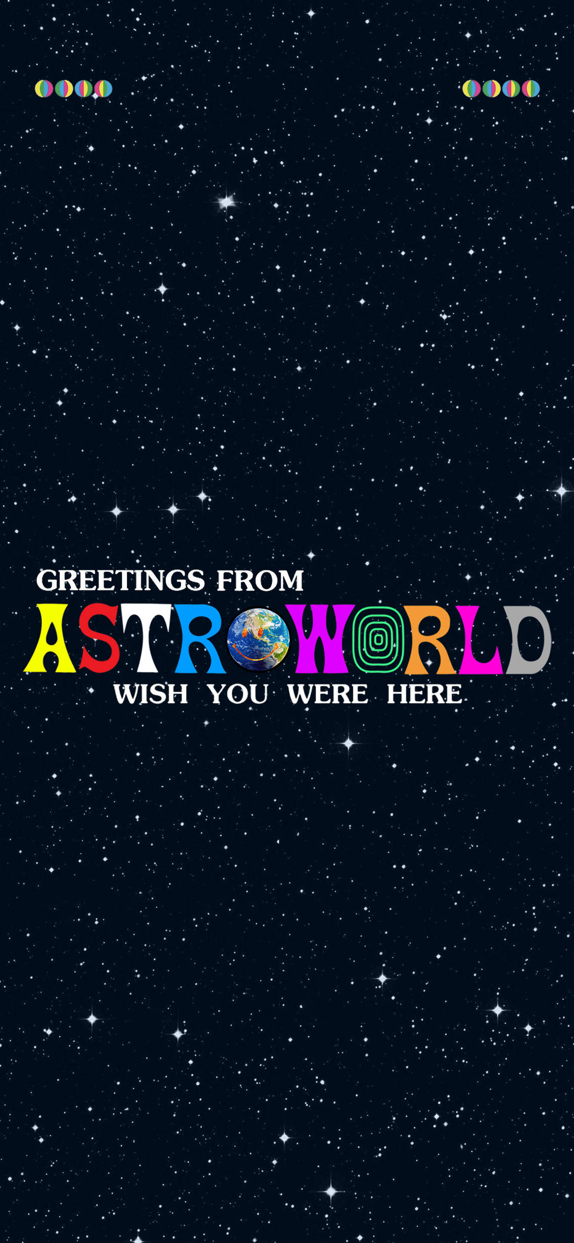 트래비스 스캇의 Astroworld 발매를 이 축제 같은 아이폰 배경화면으로 축하하세요 배경화면