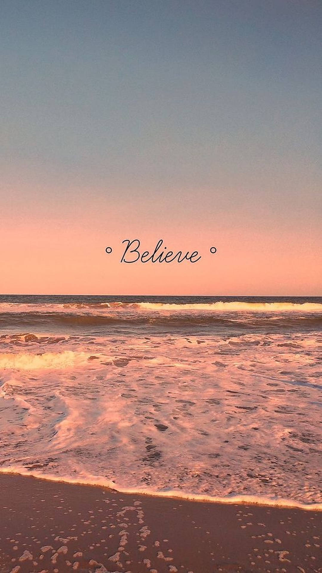 Believe 아이폰 감성 배경화면