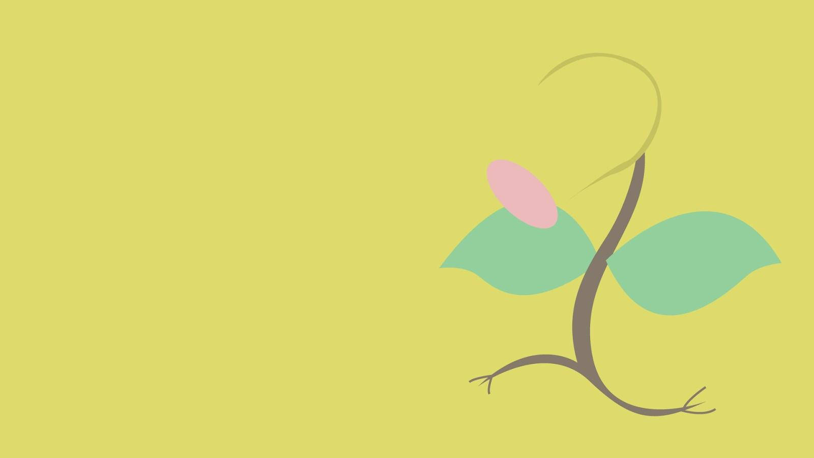 미니멀리스트 감성 데스크탑 Bellsprout 드로잉 배경화면