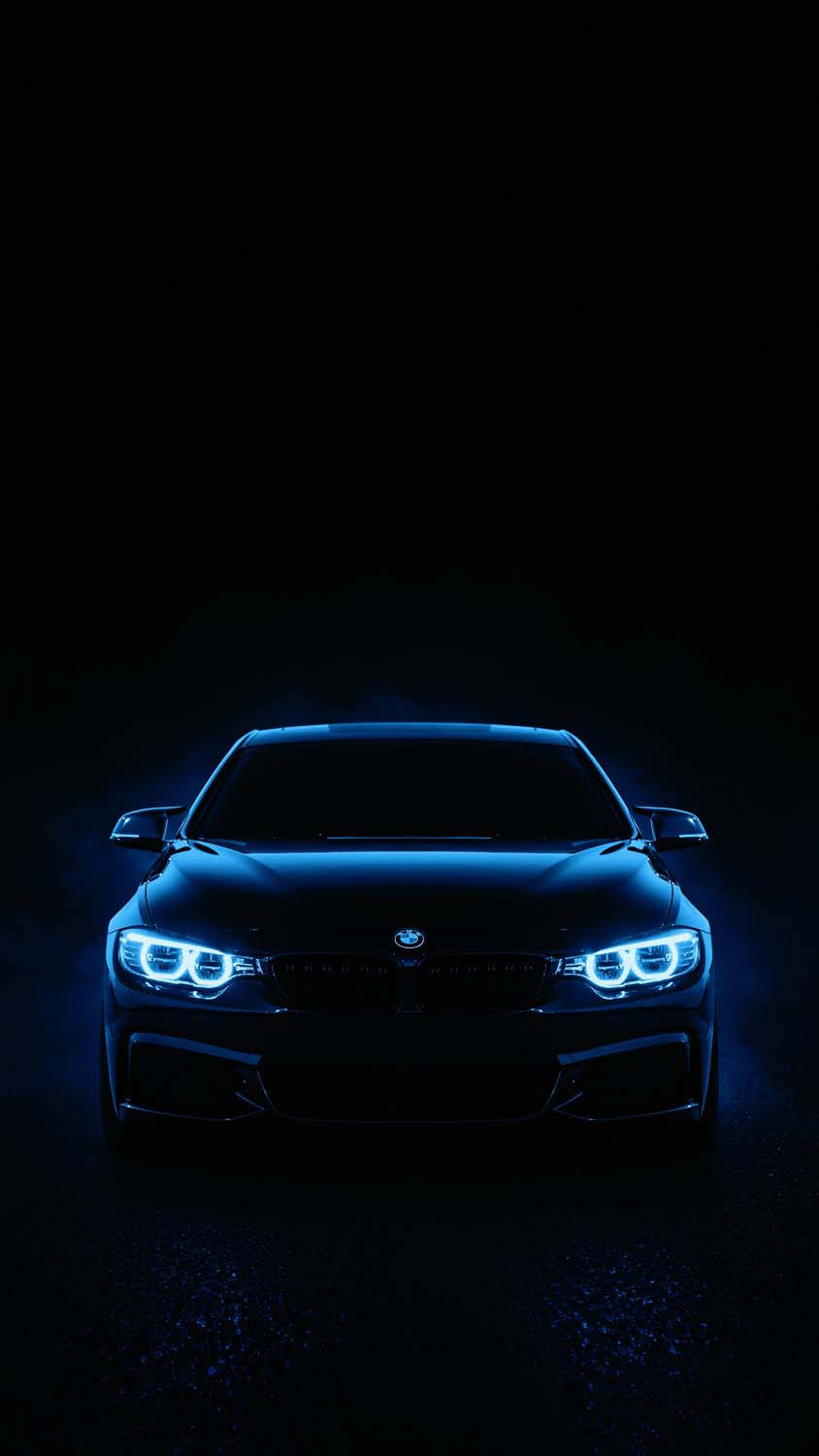 역동적인 검은색 BM4 GT4 아이폰 자동차 배경화면