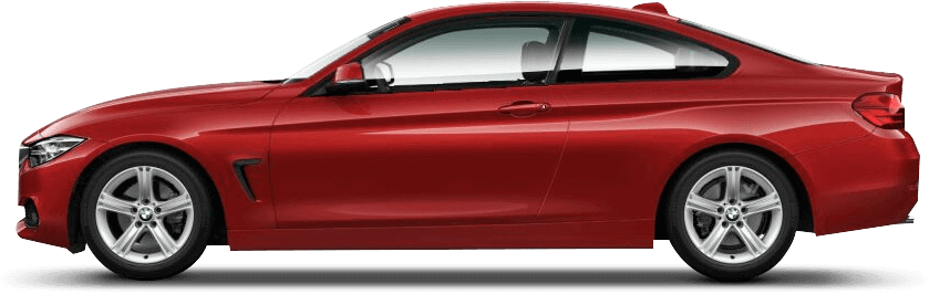 빨간색 BMW 4시리즈 쿠페 측면 배경화면