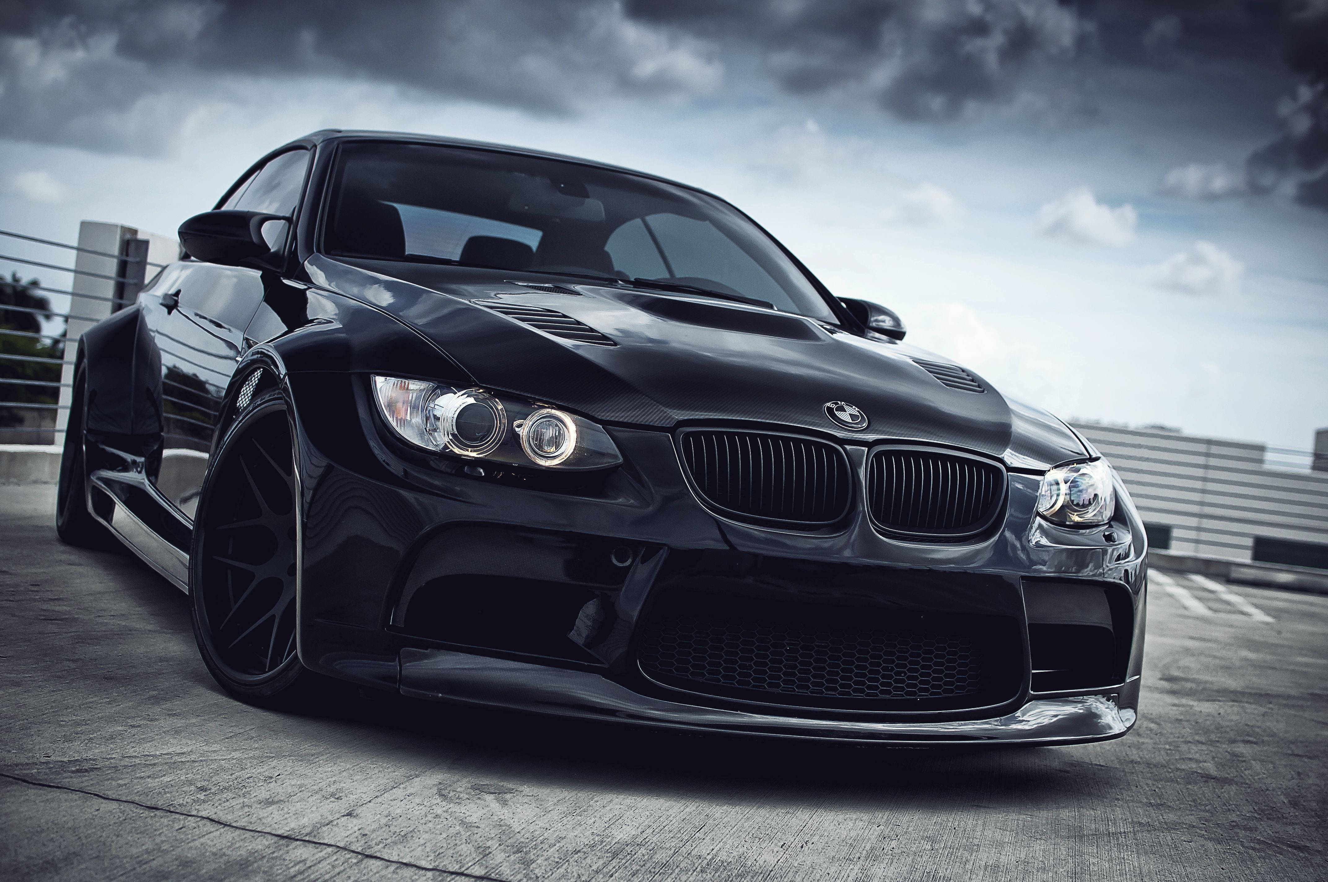 검은색 BMW 4K 노트북 자동차 배경화면