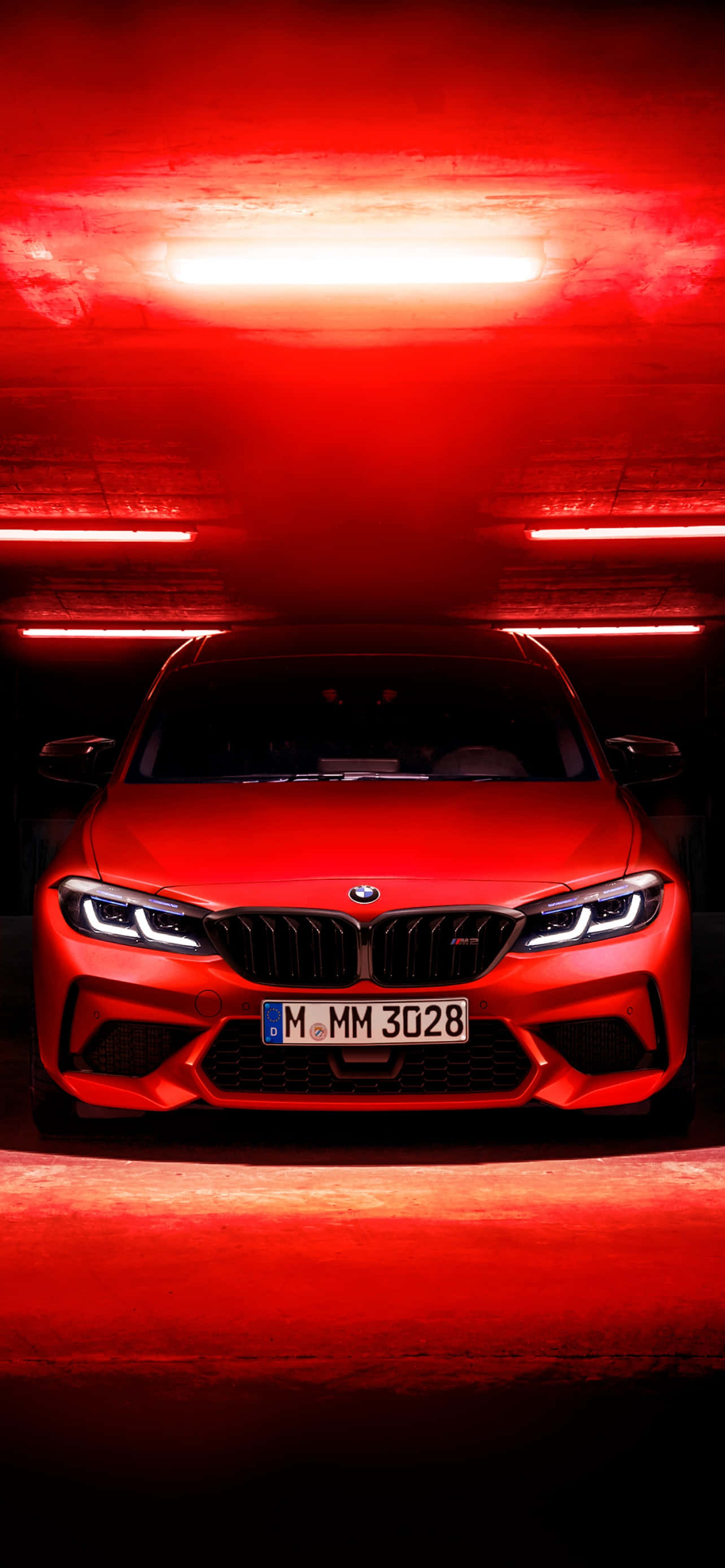 BMW 배경화면 밝은 레드 컬러 배경화면