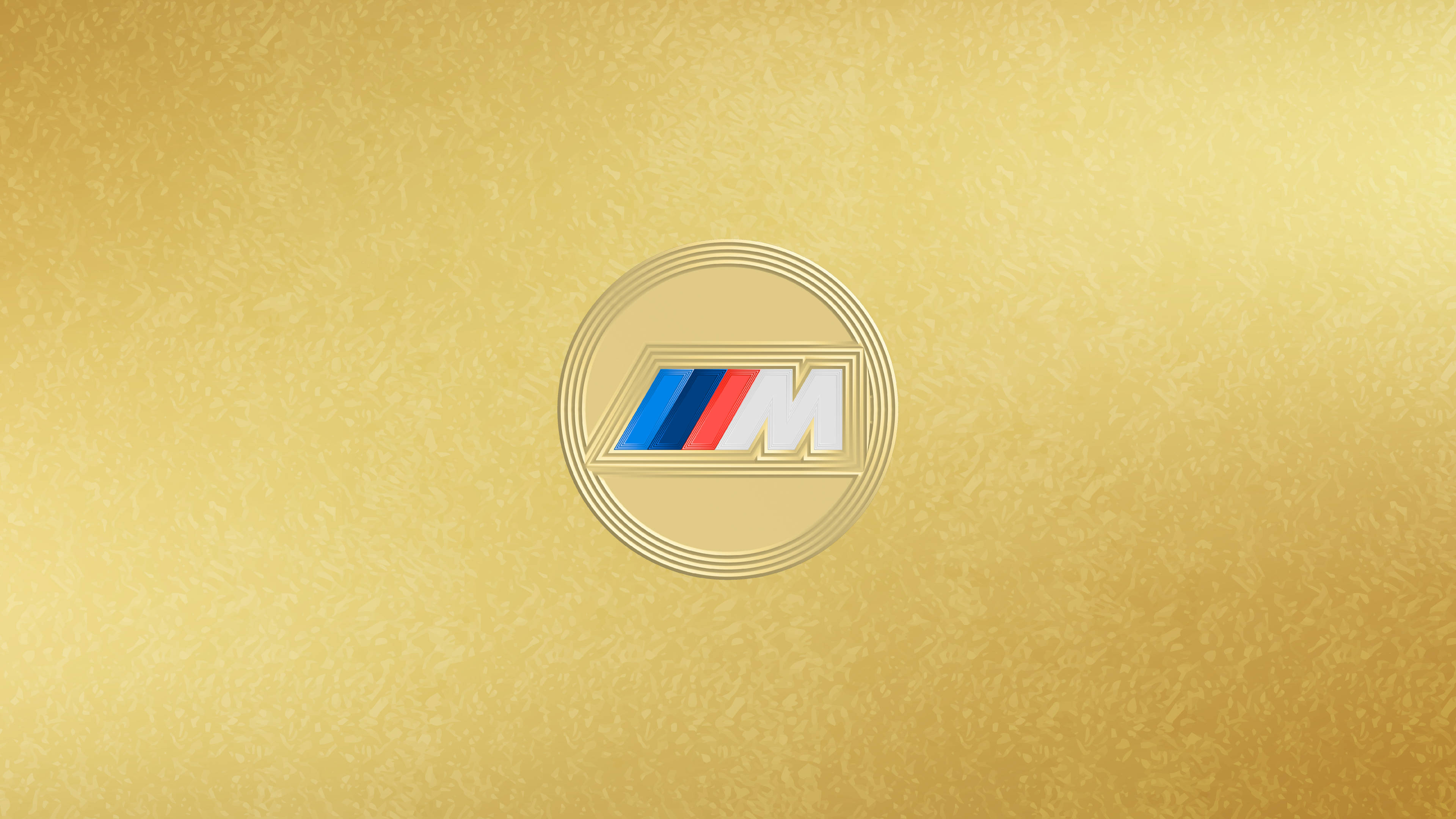 BMW M 로고 골든 배경화면