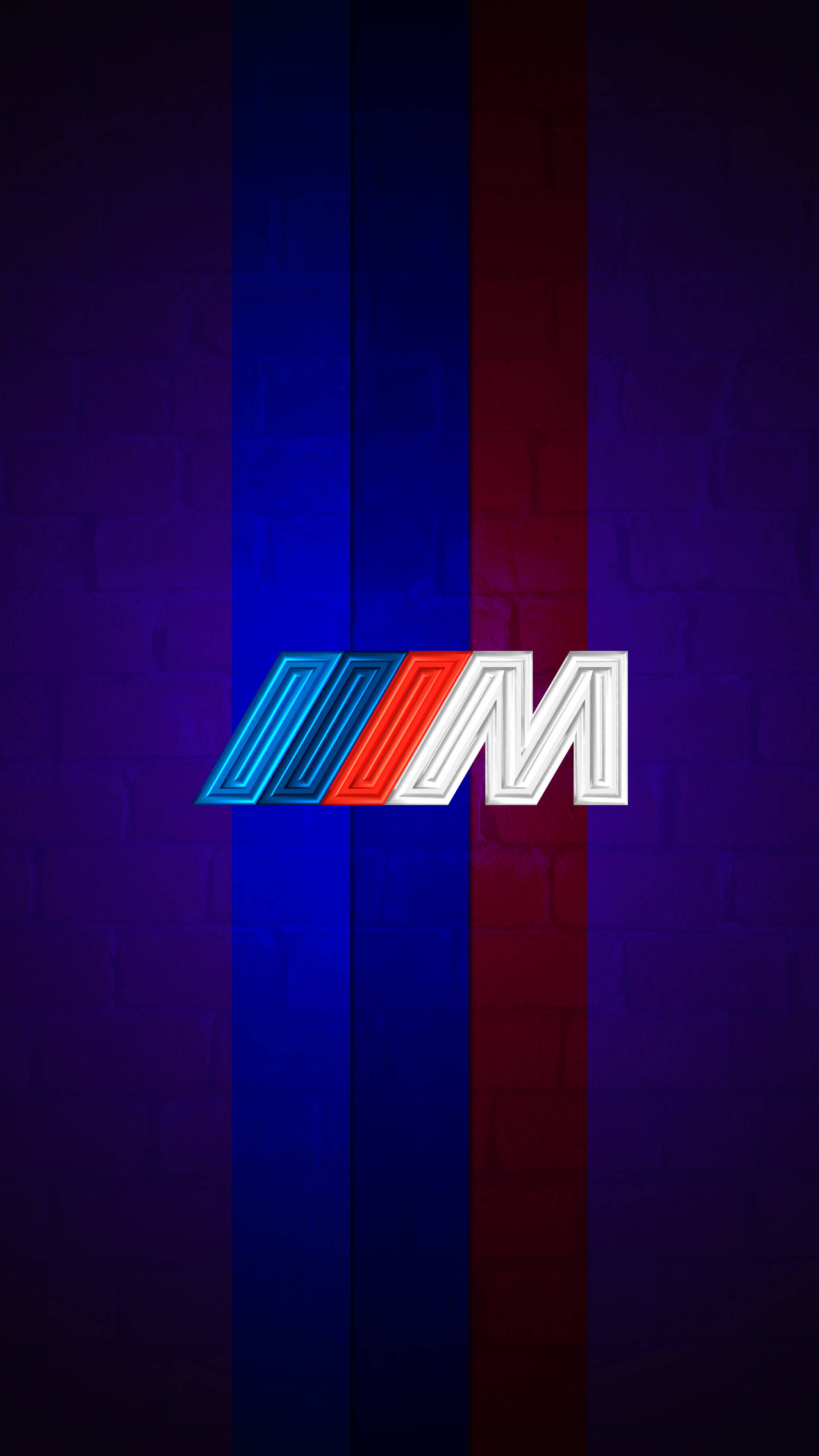 보라색 줄무늬 BMW M 로고 배경화면