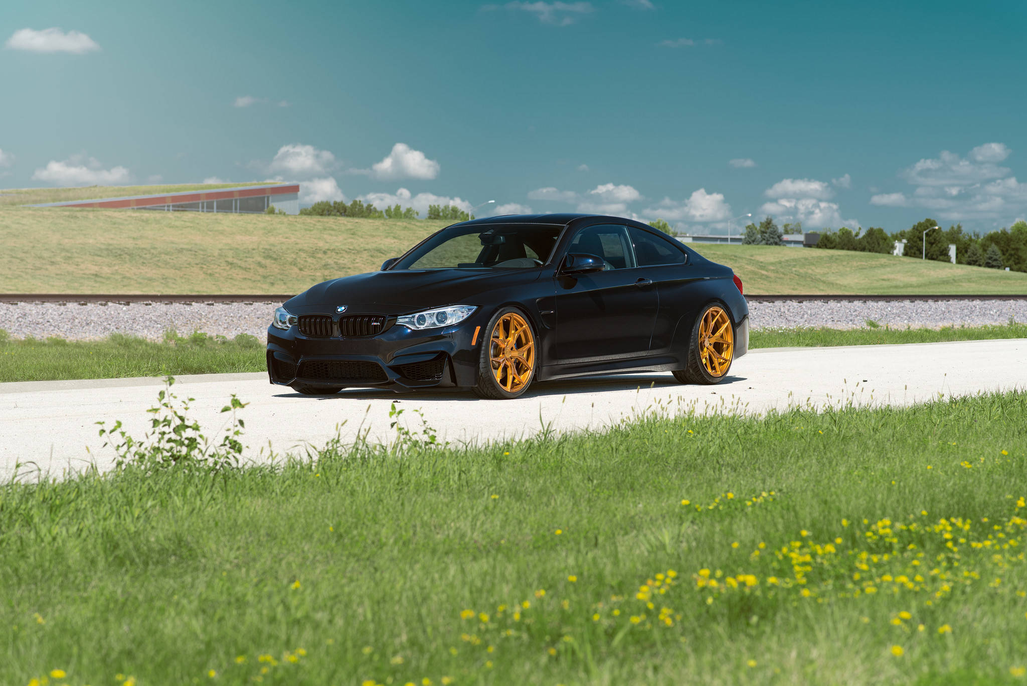 날렵한 BMW M4 F82 배경화면