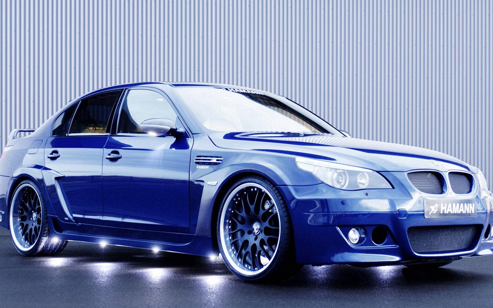 블루 하만 BMW 자동차 배경화면