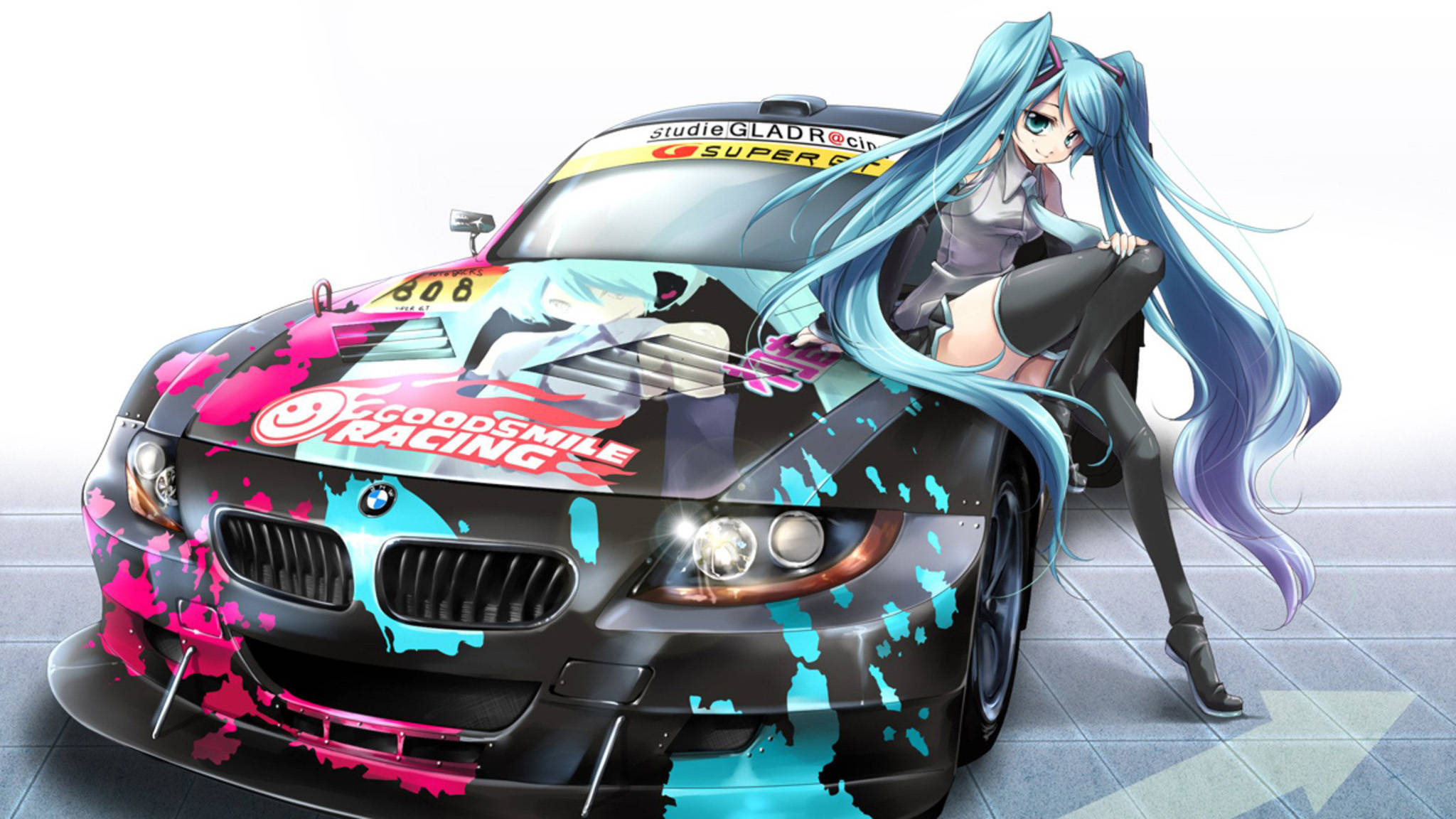 BMW Z4 애니메이션 카 배경화면