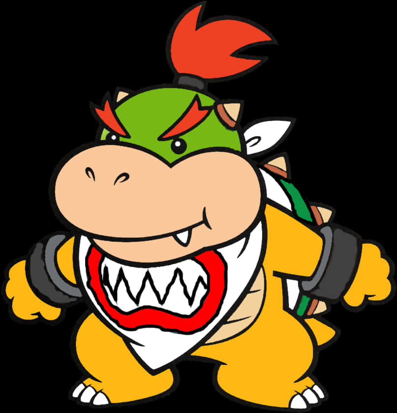 Bowser 애니메이션 캐릭터 일러스트 배경화면
