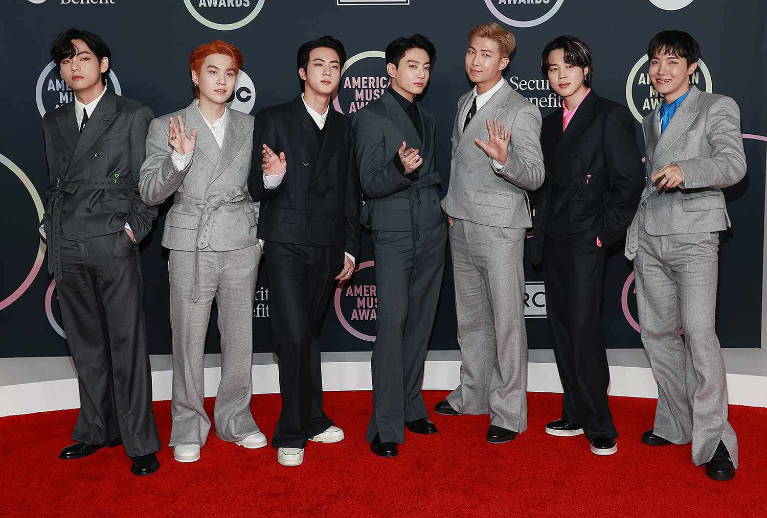 BTS 2021 AMA 레드카펫 사진 배경화면
