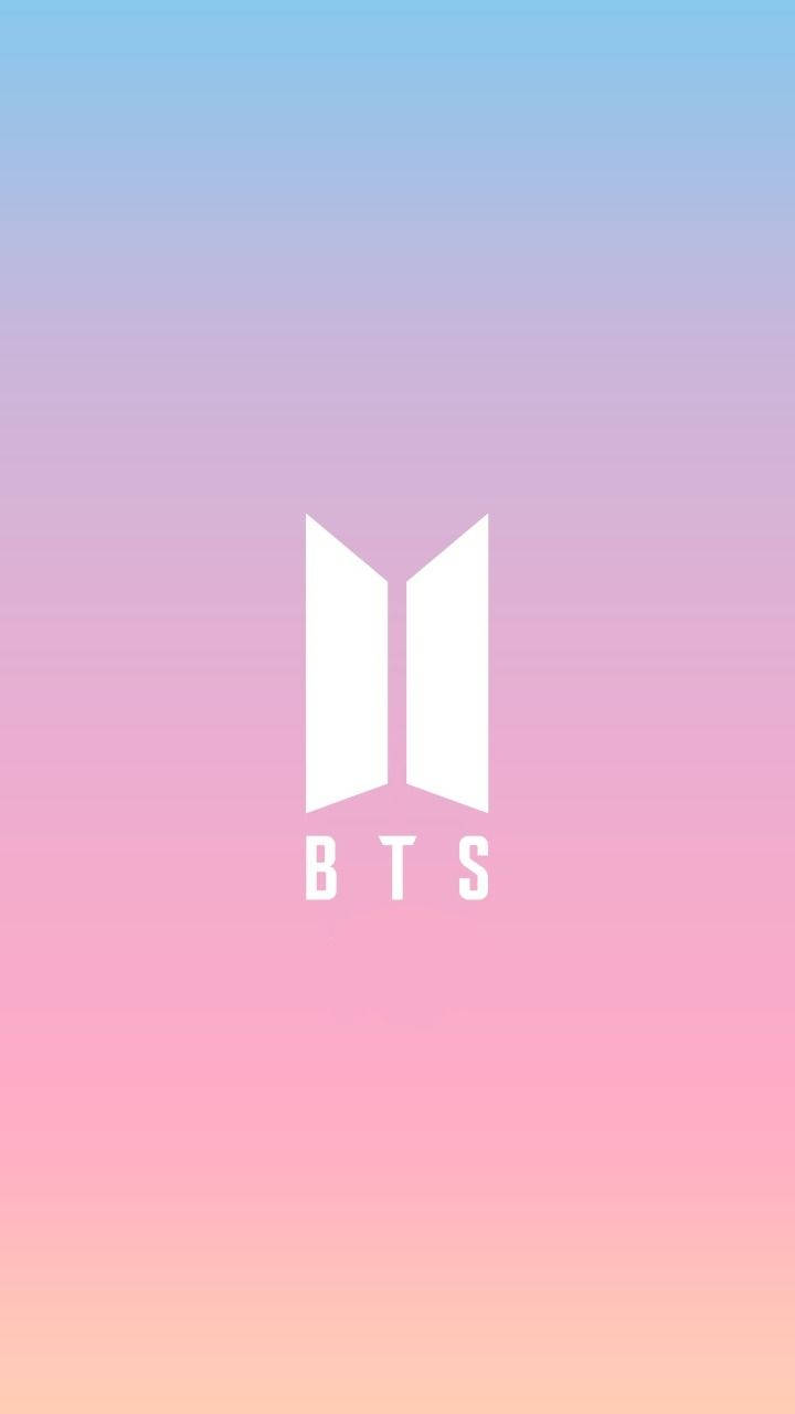 BTS 밴드의 아이코닉 로고 배경화면