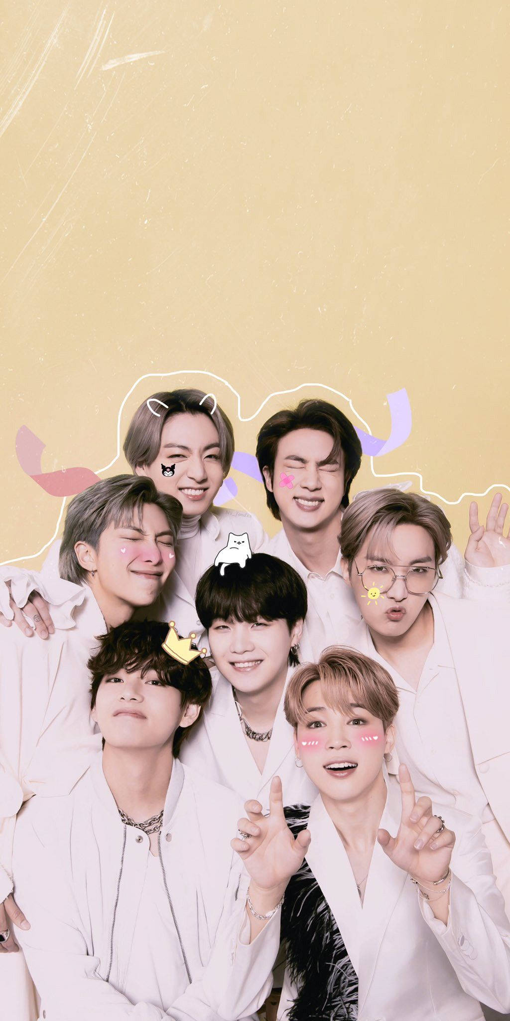 인기 폰 BTS 멤버들 배경화면