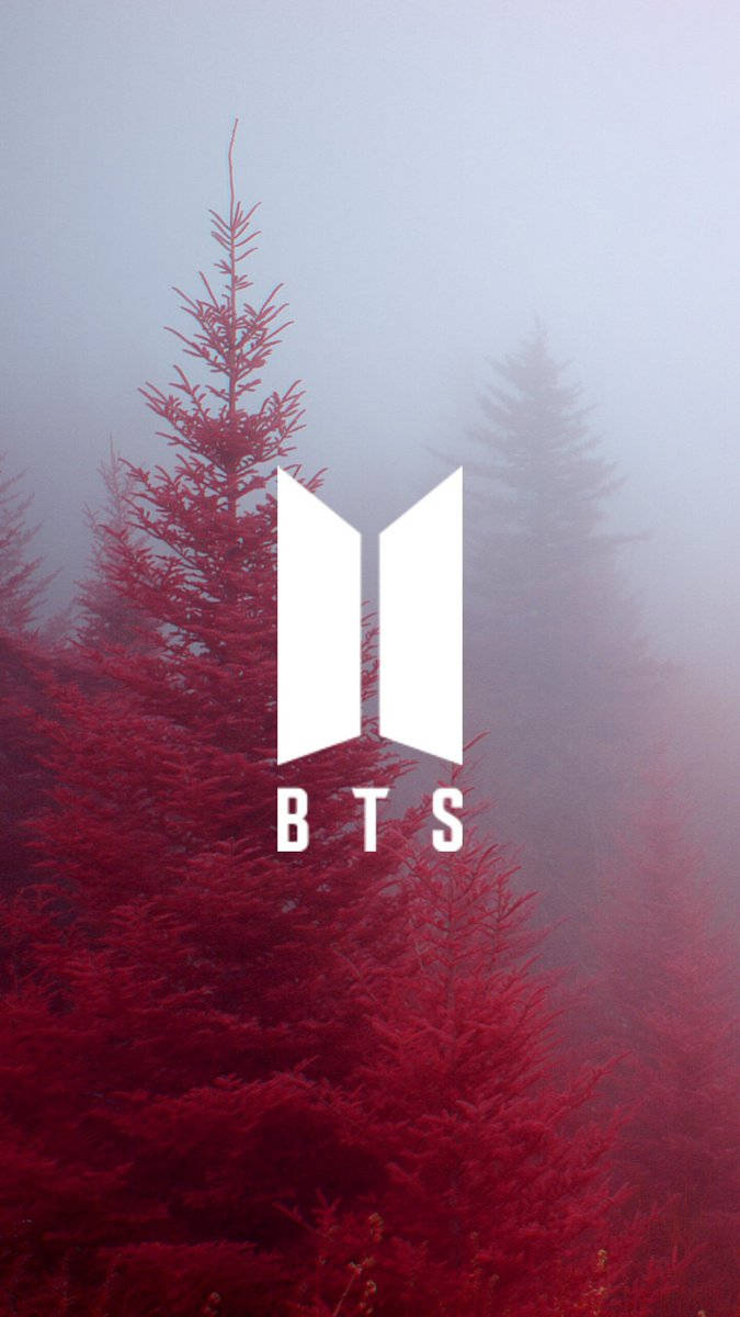BTS 로고 감성 배경화면