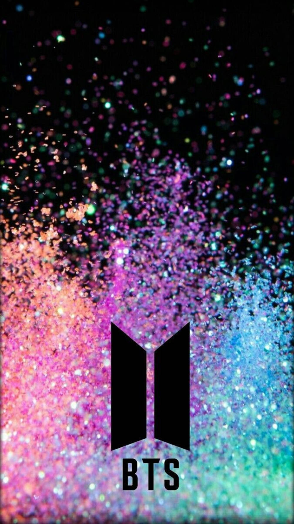 BTS 폰을 위한 스타일리시한 포스터 배경화면