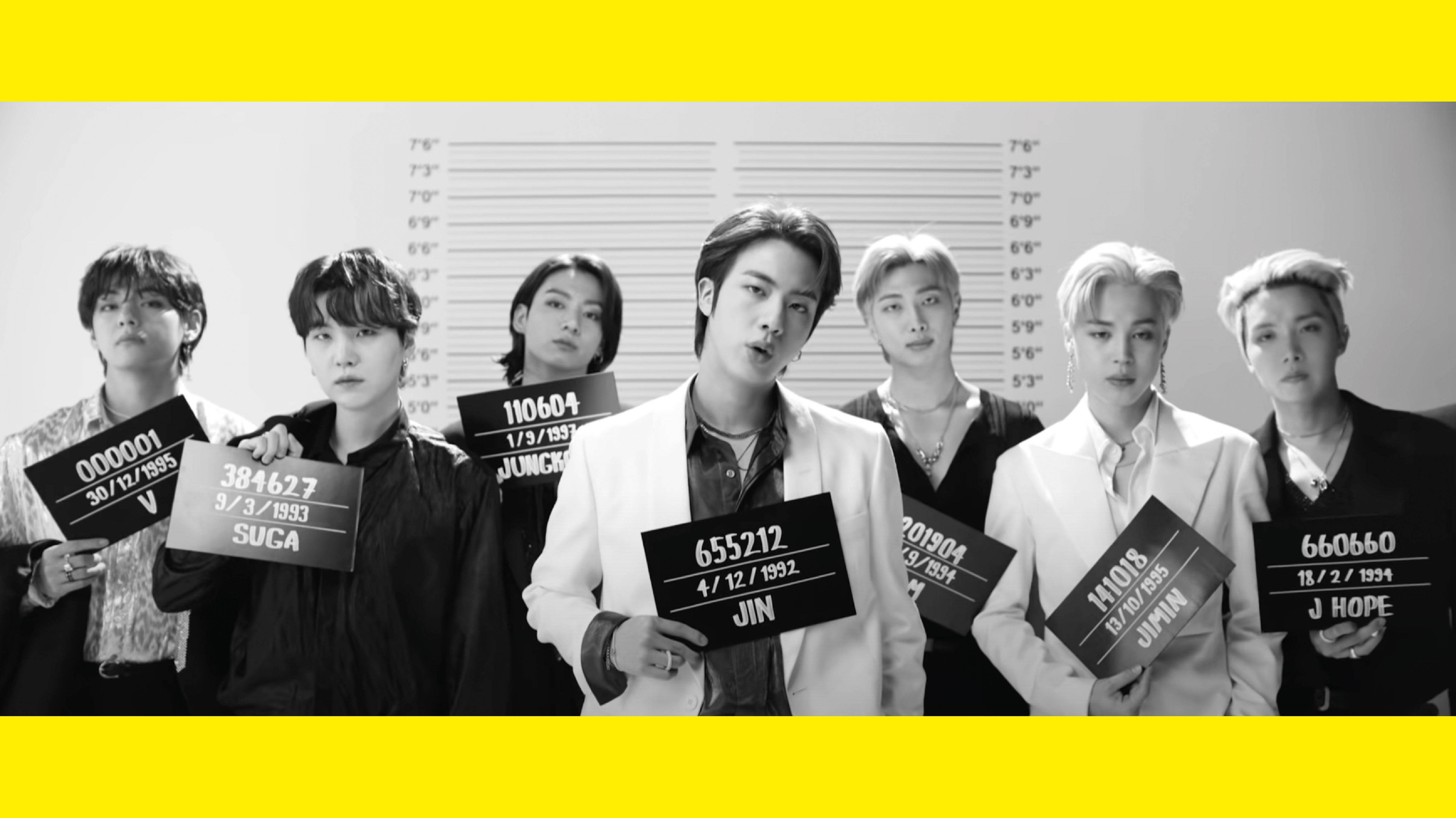 BTS 버터 머그샷 데스크탑 배경화면