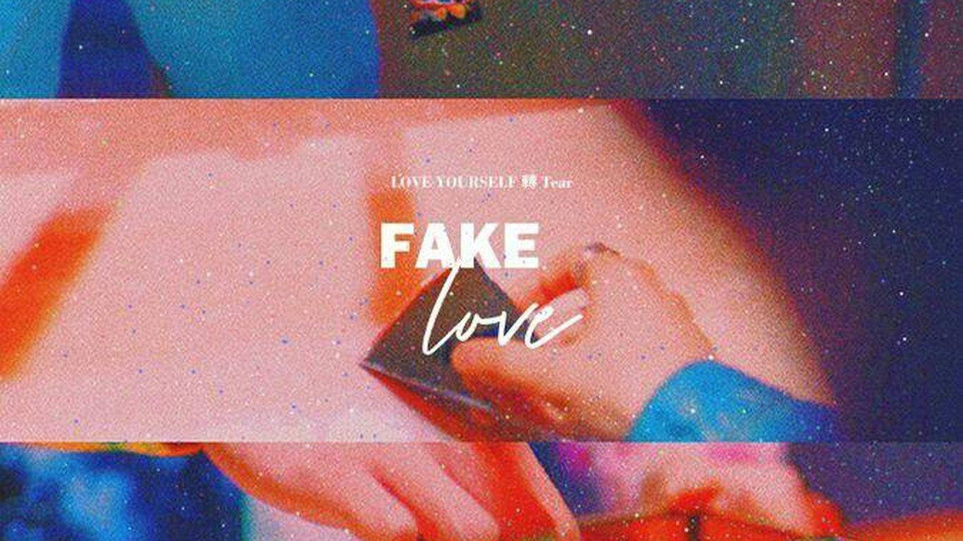 BTS Fake Love 그레인 효과 노트북 배경화면