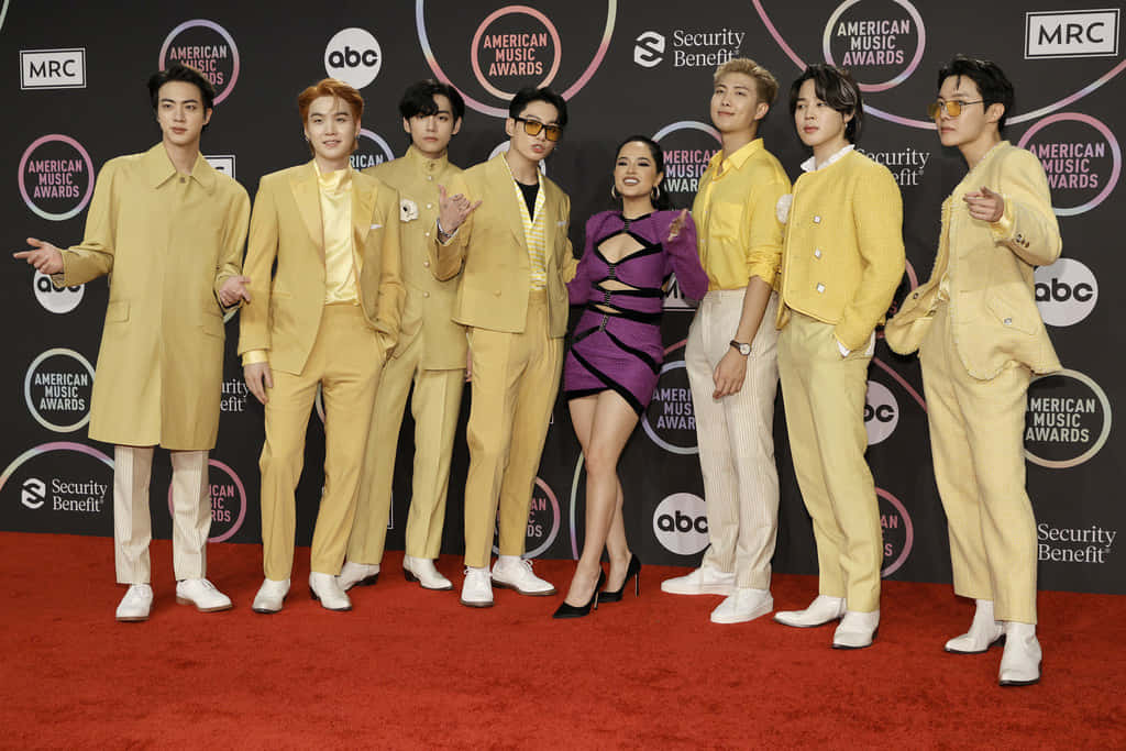 BTS와 베키 G 사진 배경화면