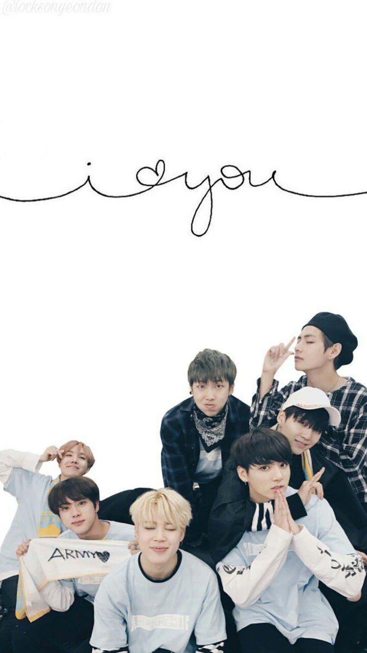 BTS Love 아이폰 배경화면