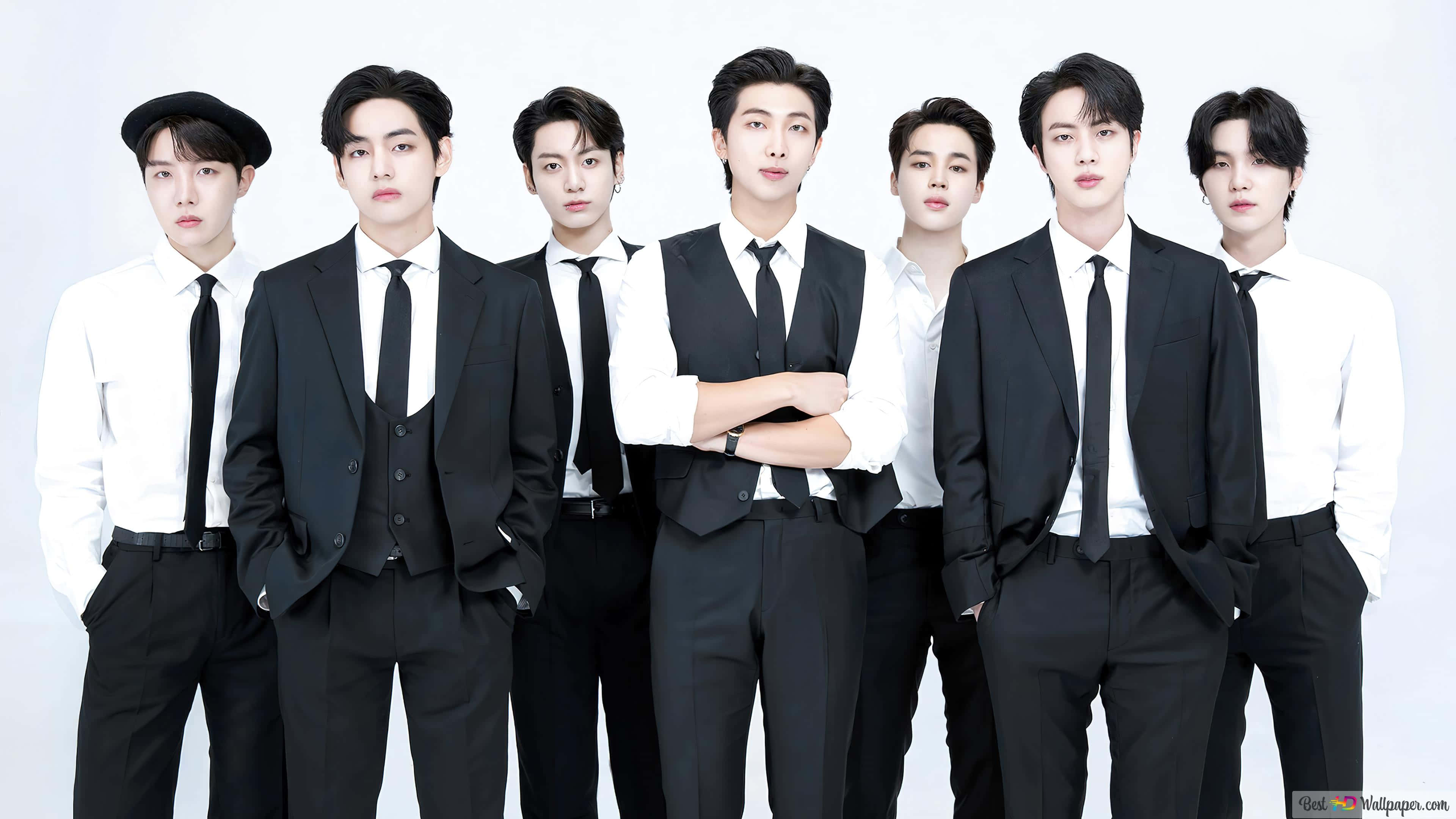 BTS 포토슛 흑백 포멀 배경화면