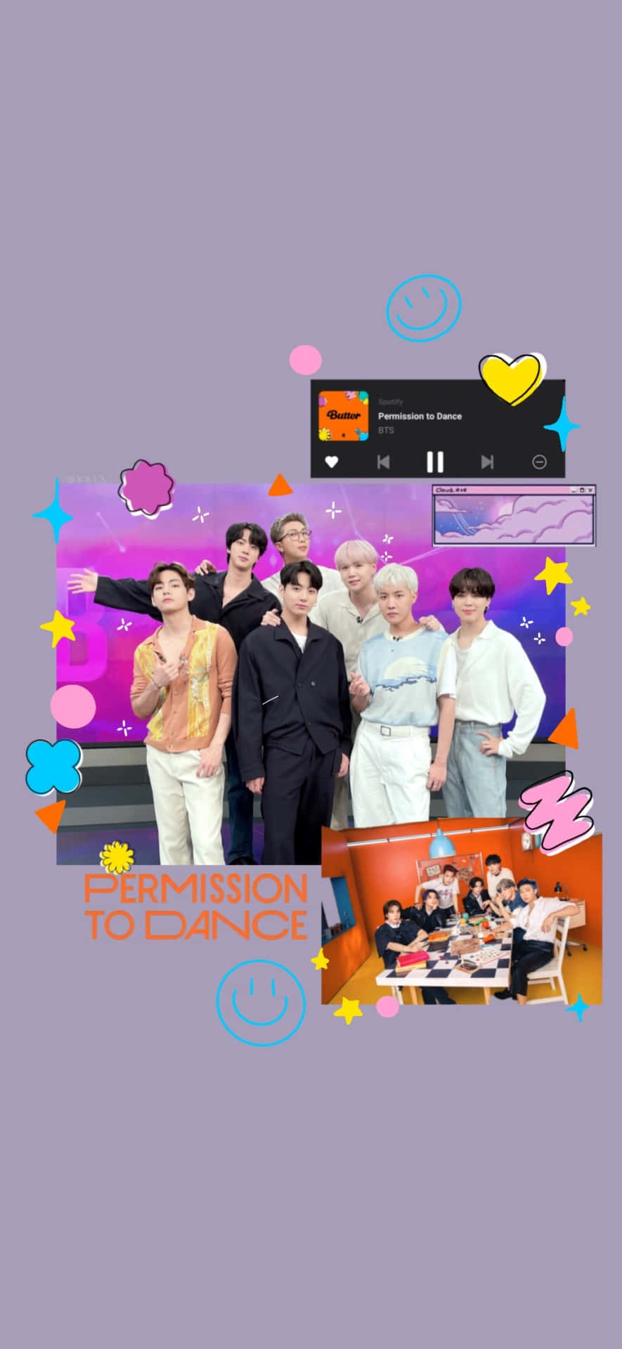 BTS 'Permission to Dance' 데뷔 앨범 커버 배경화면